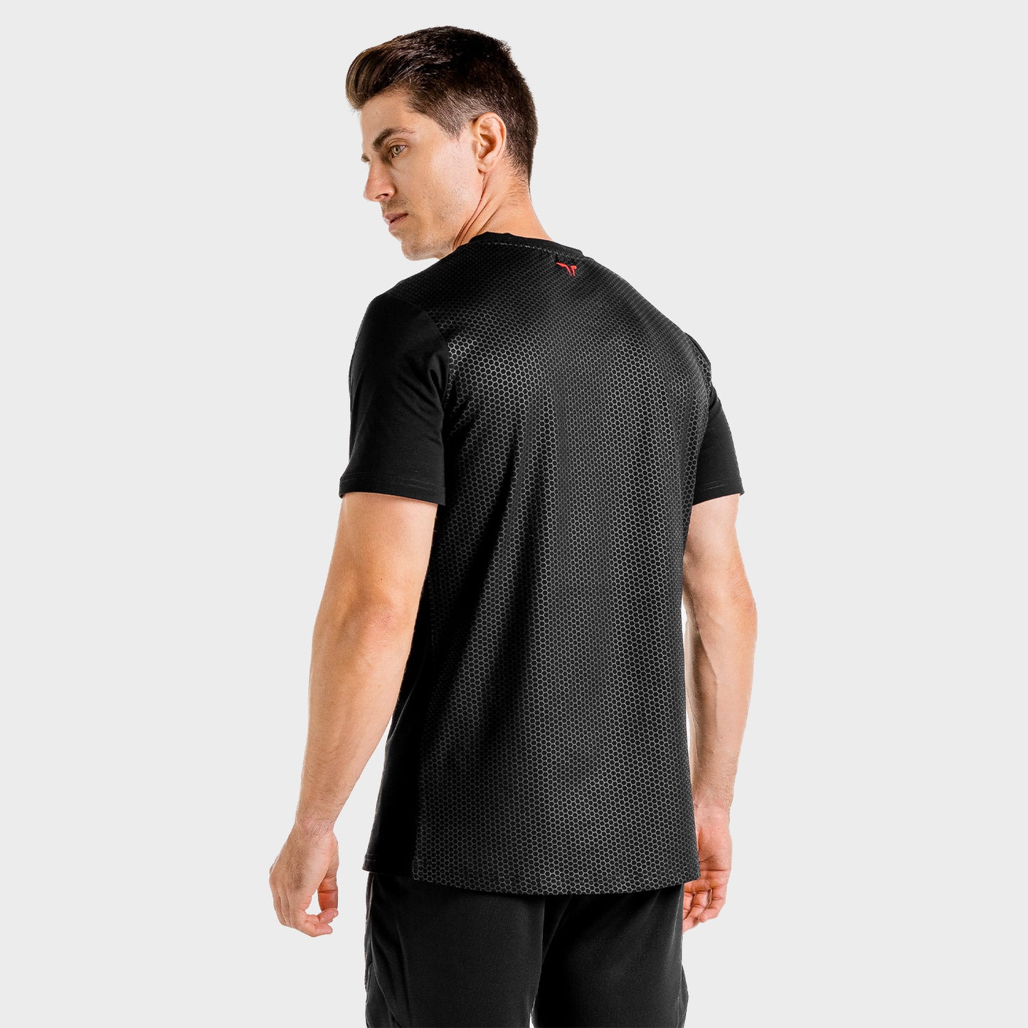 squatwolf-workout-shirts-for-men-superman-gym-tee-black-gym-wear