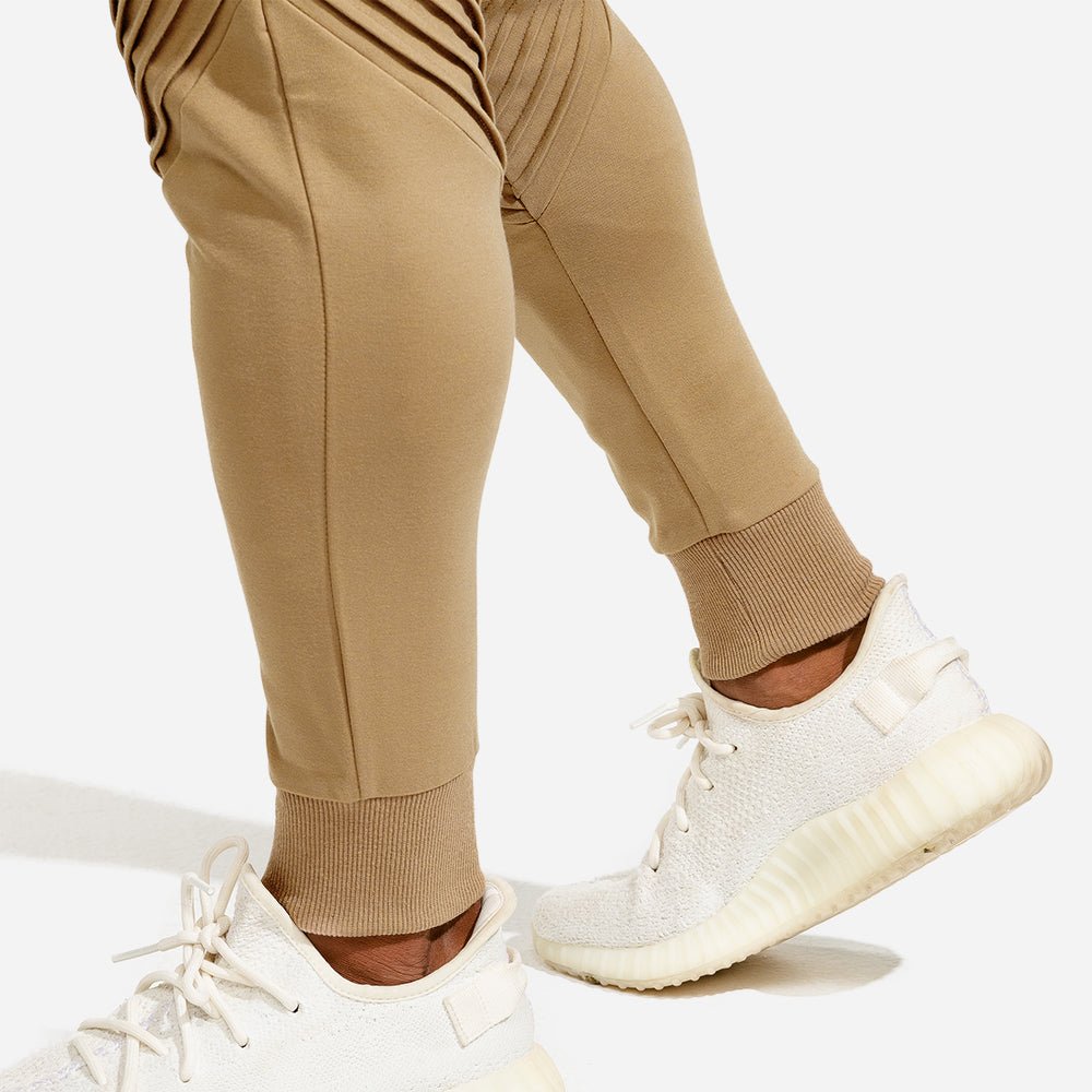 Statement Ribbed Joggers Deep Taupe  Street fits, Joggers, Statement print