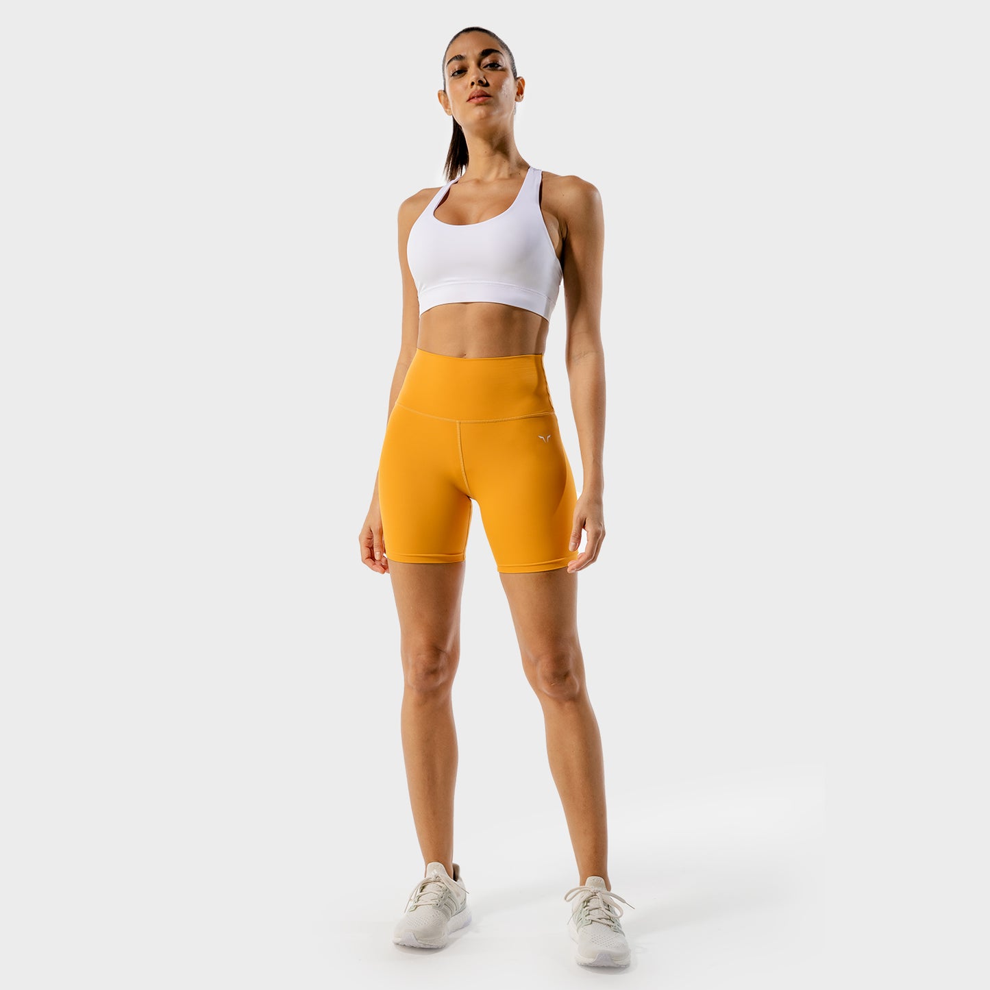 squatwolf-workout-clothes-core-agile-shorts-yellow-gym-shorts-for-women