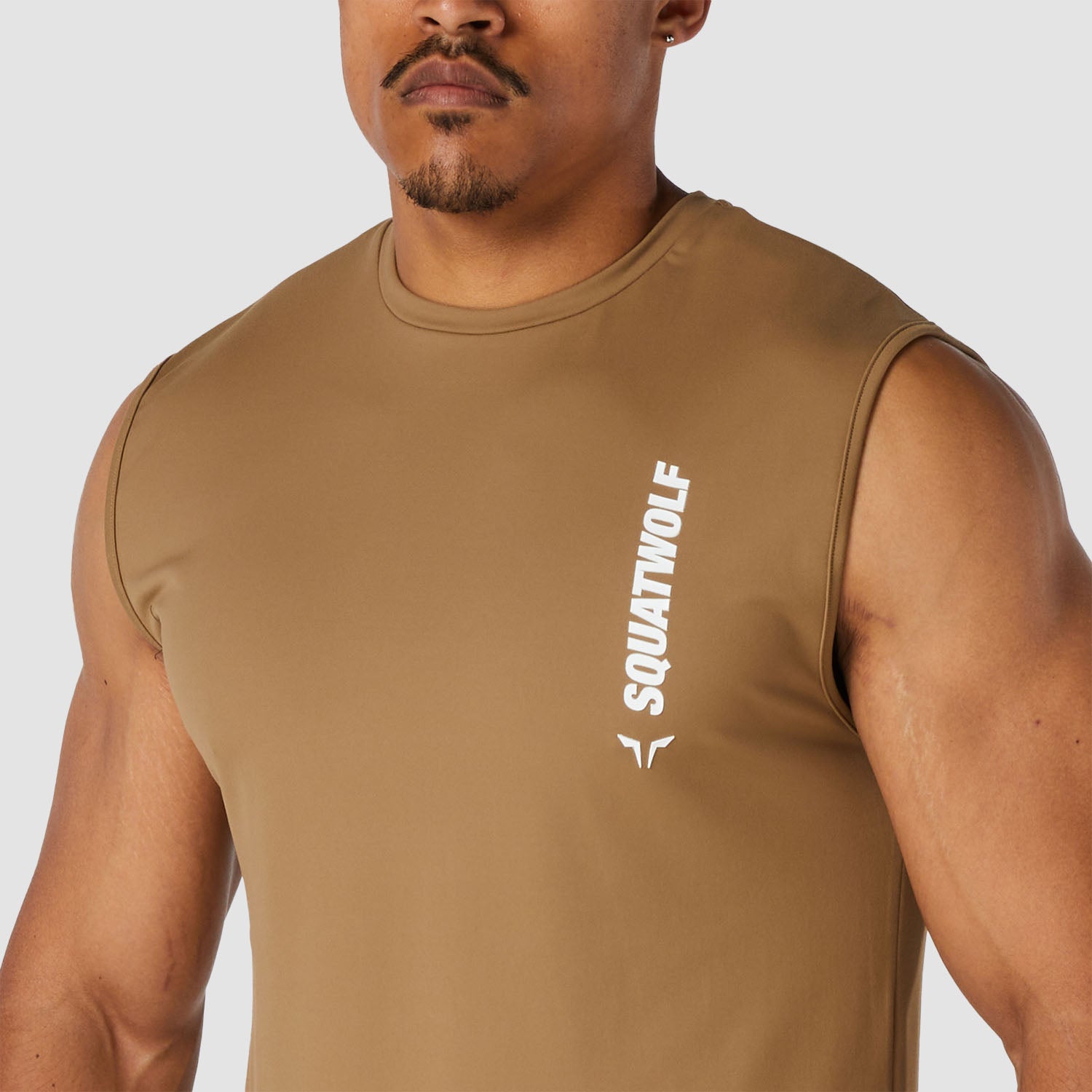 squatwolf-stringer-vests-for-men-warrior-tank-taupe-gym-wear