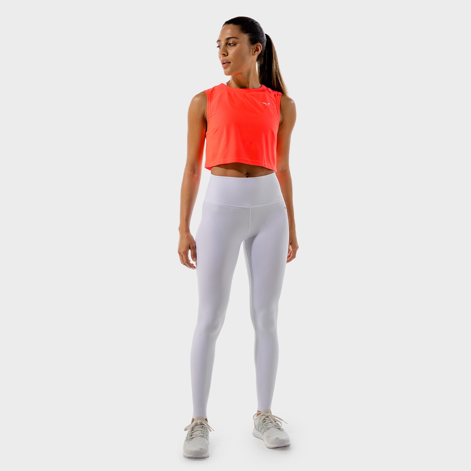 squatwolf-gym-t-shirts-for-women-limitless-crop-top-coral-workout-clothes