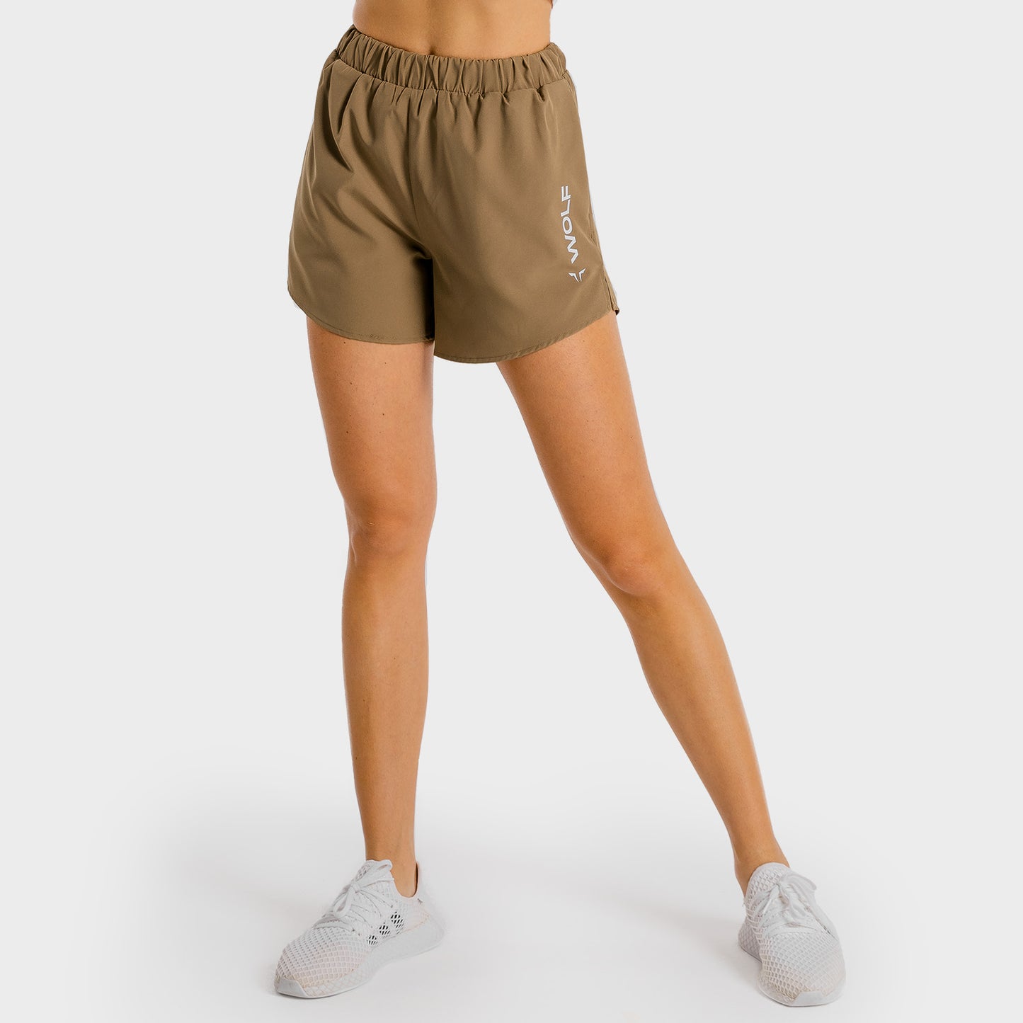 squatwolf-gym-shorts-for-women-primal-2-in-1-shorts-taupe-workout-clothes