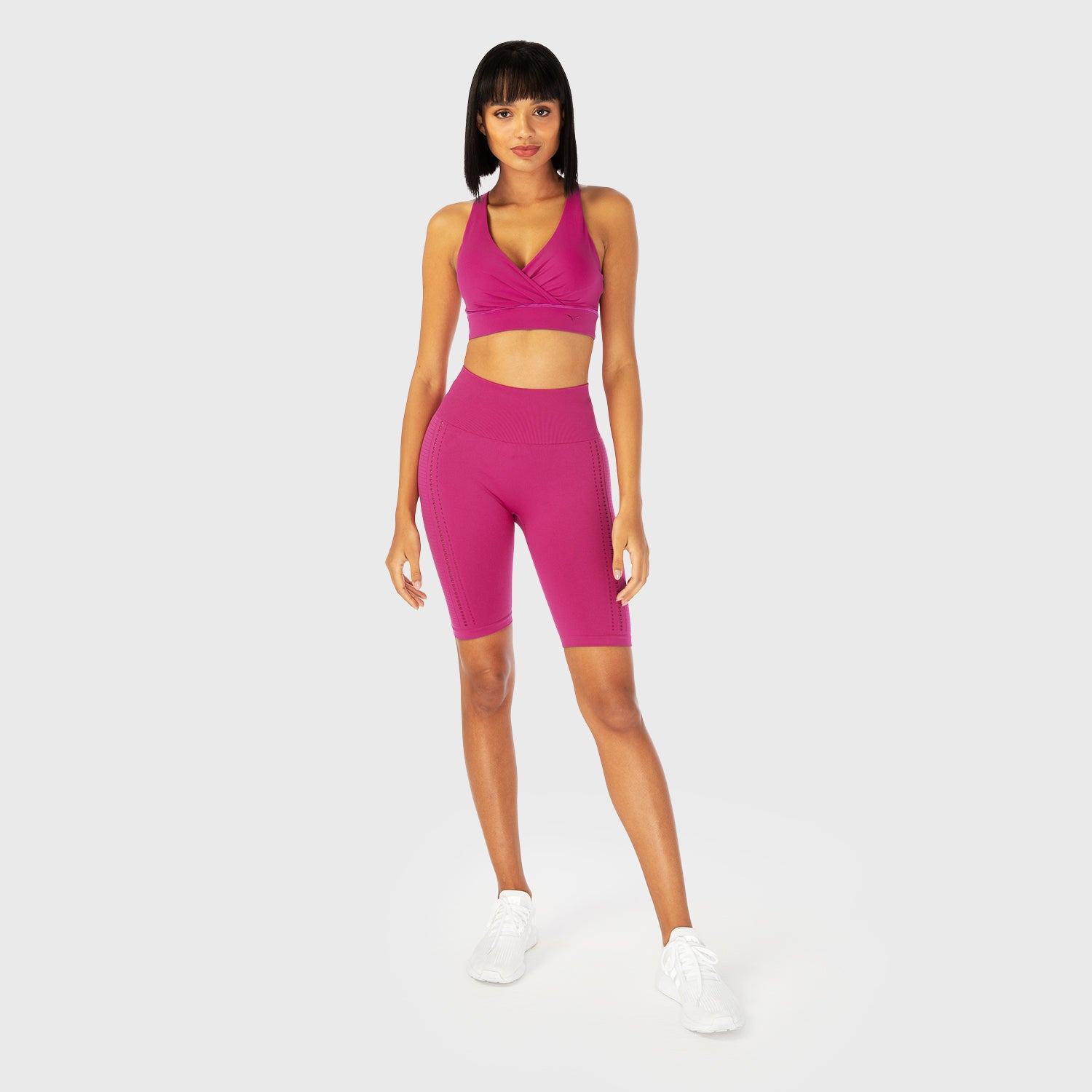 US, Infinity Seamless Workout Shorts - Dark Pink