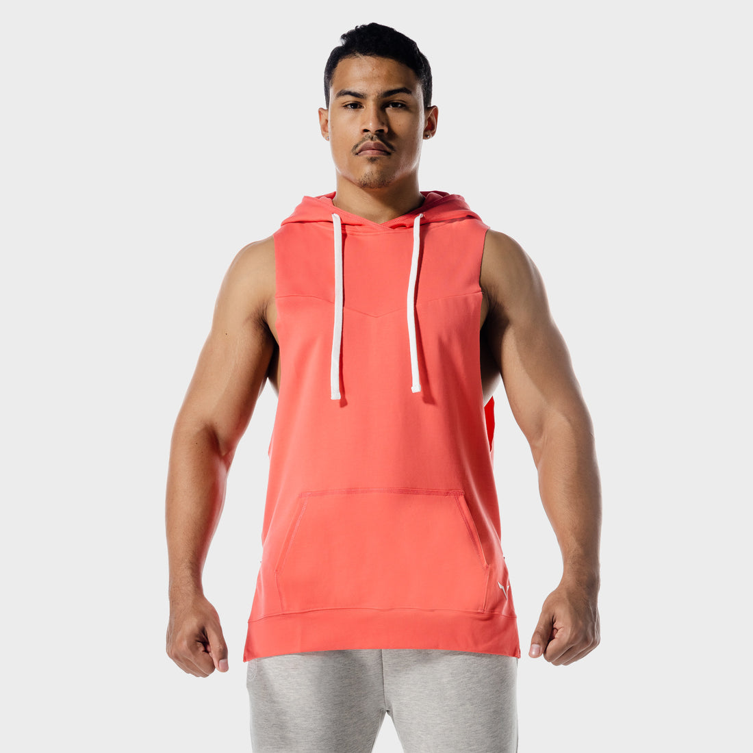 AE | Adonis Hoodie - Coral | Gym Hoodies Men | SQUATWOLF