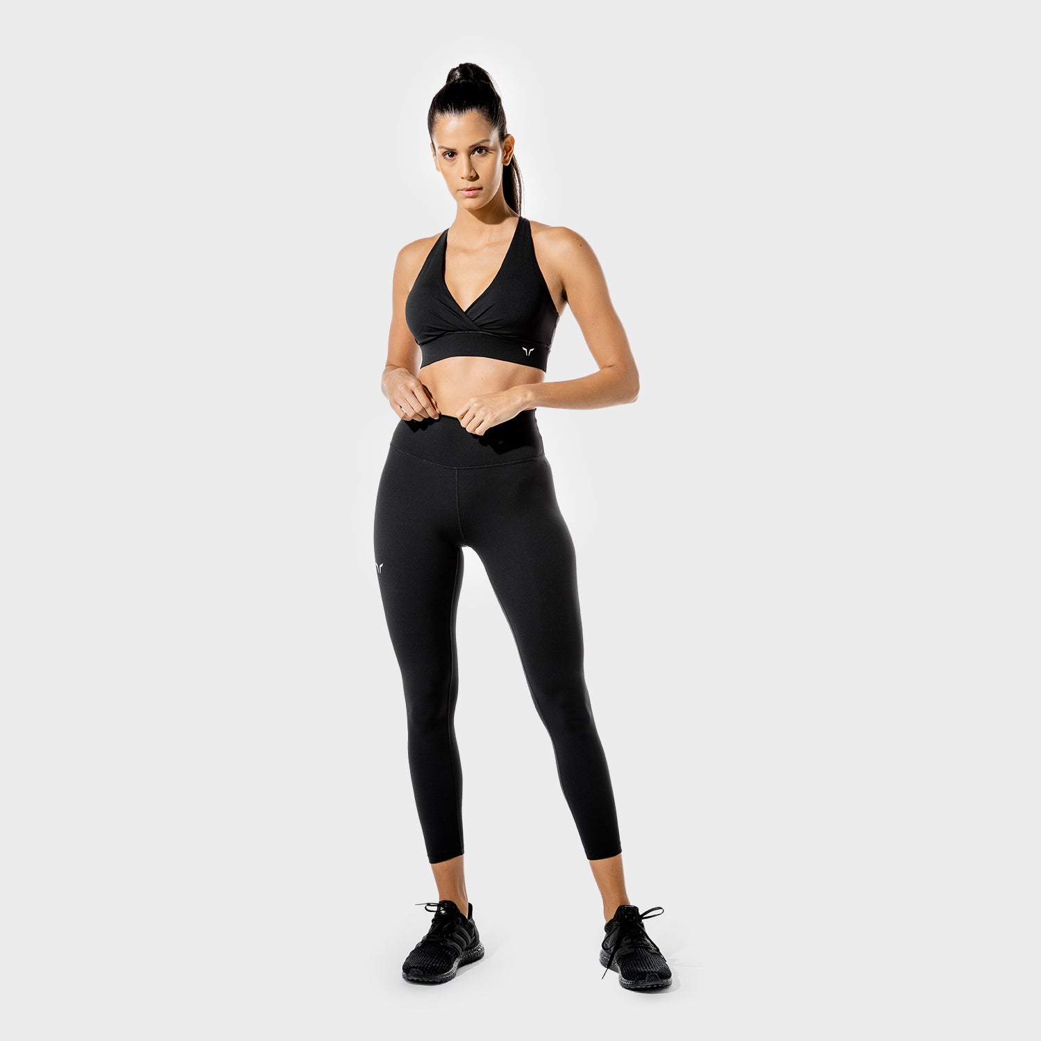 AE, Women's Fitness - Wrap Sports Bra - Black