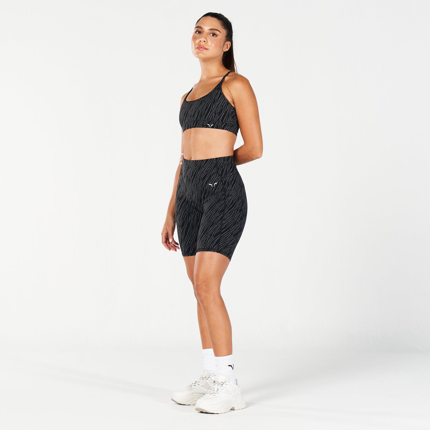 squatwolf-workout-clothes-core-wild-print-biker-shorts-black-gym-shorts-for-women