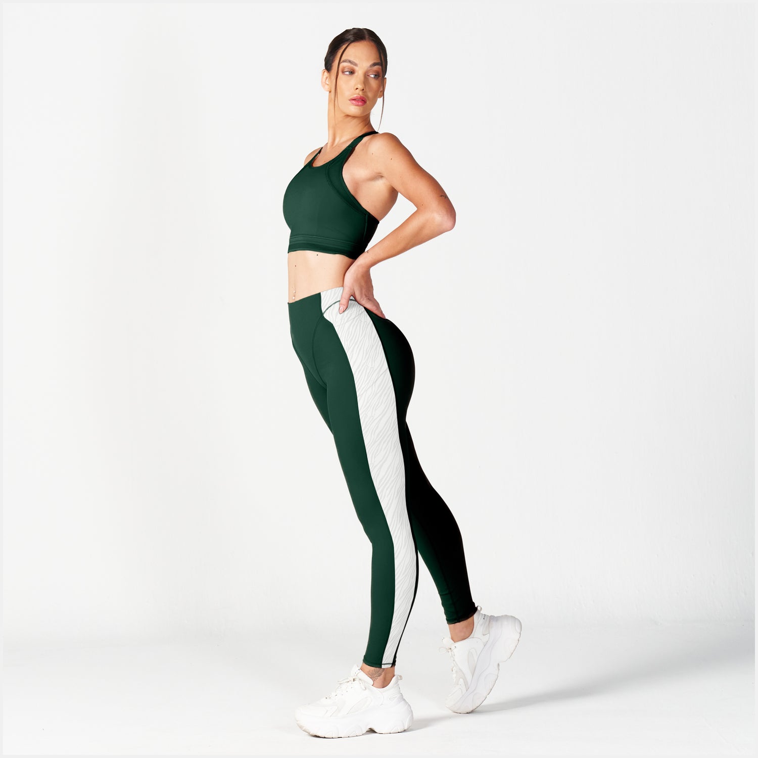 squatwolf-workout-clothes-core-wild-panel-leggings-green-gym-leggings-for-women