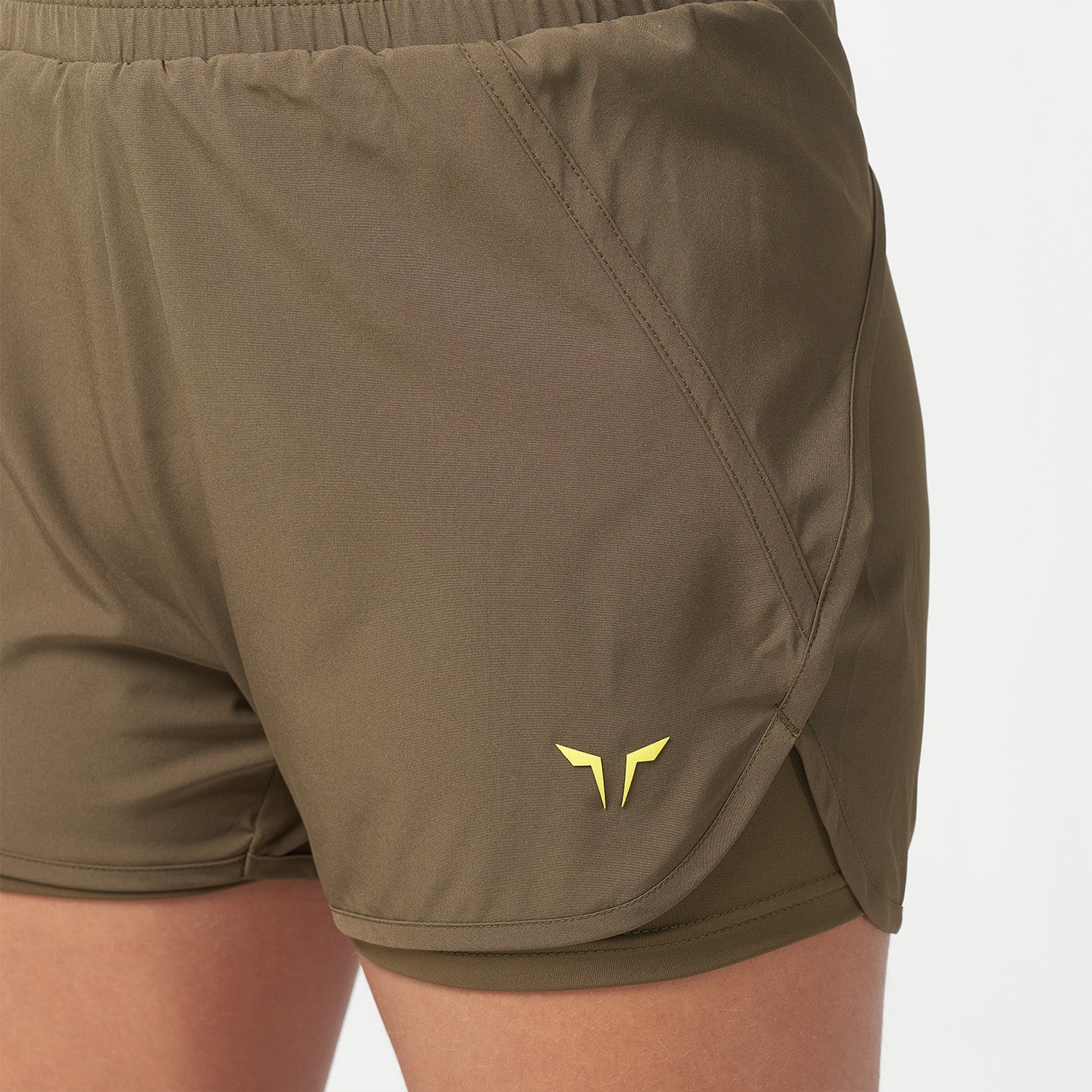 squatwolf-workout-clothes-lab360-never-stop-2-In-1-shorts-green-gym-shorts-for-women