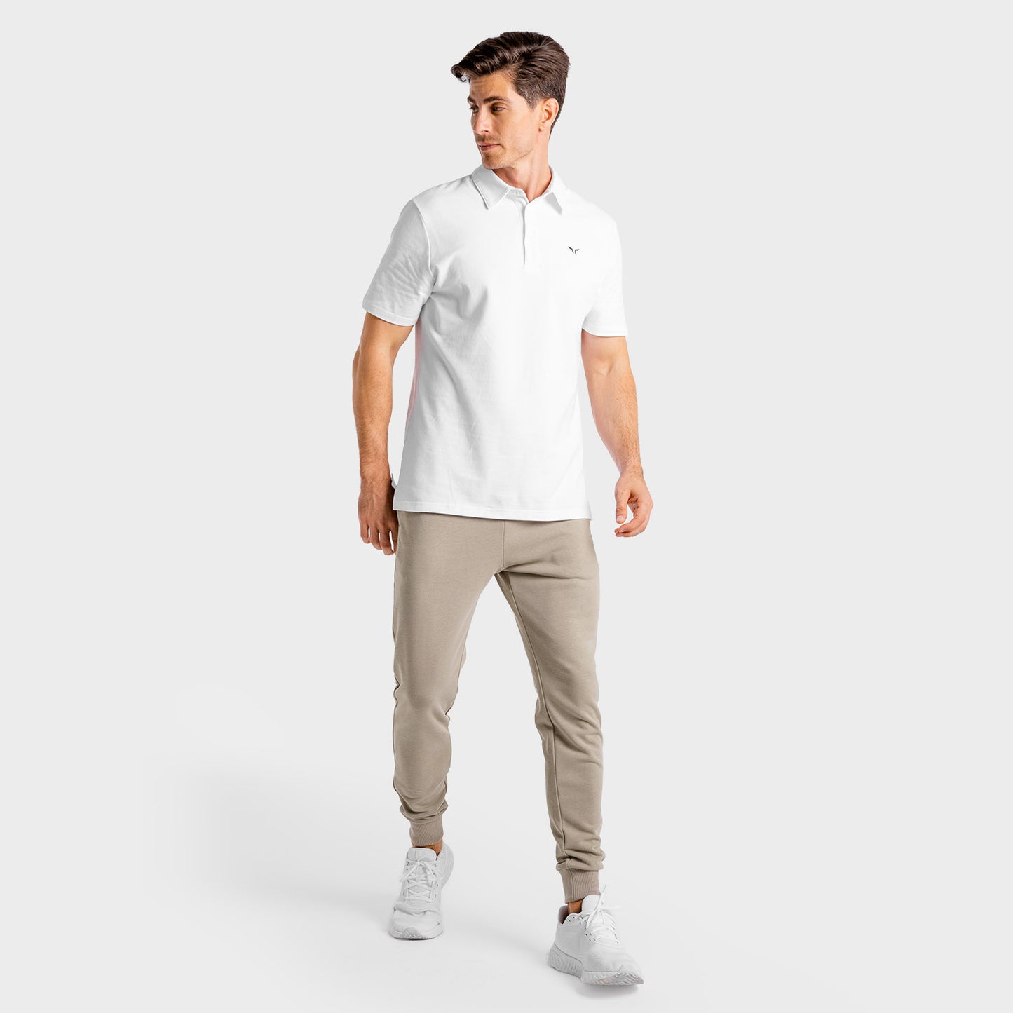 squatwolf-gym-wear-core-tee-polo-white-workout-shirts-for-men