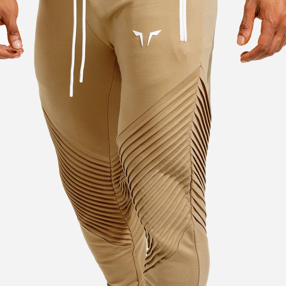 Ribbed Joggers  Almond – Wolf, Lamb, and the Babe Boutique