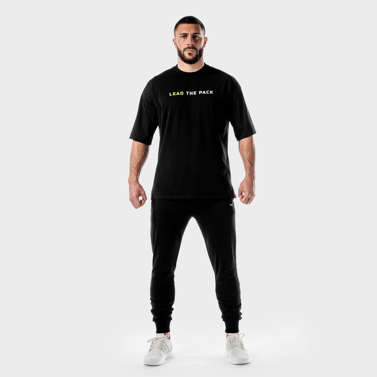 AE, The Pack Oversize Tee - Black, Gym T-Shirts Men