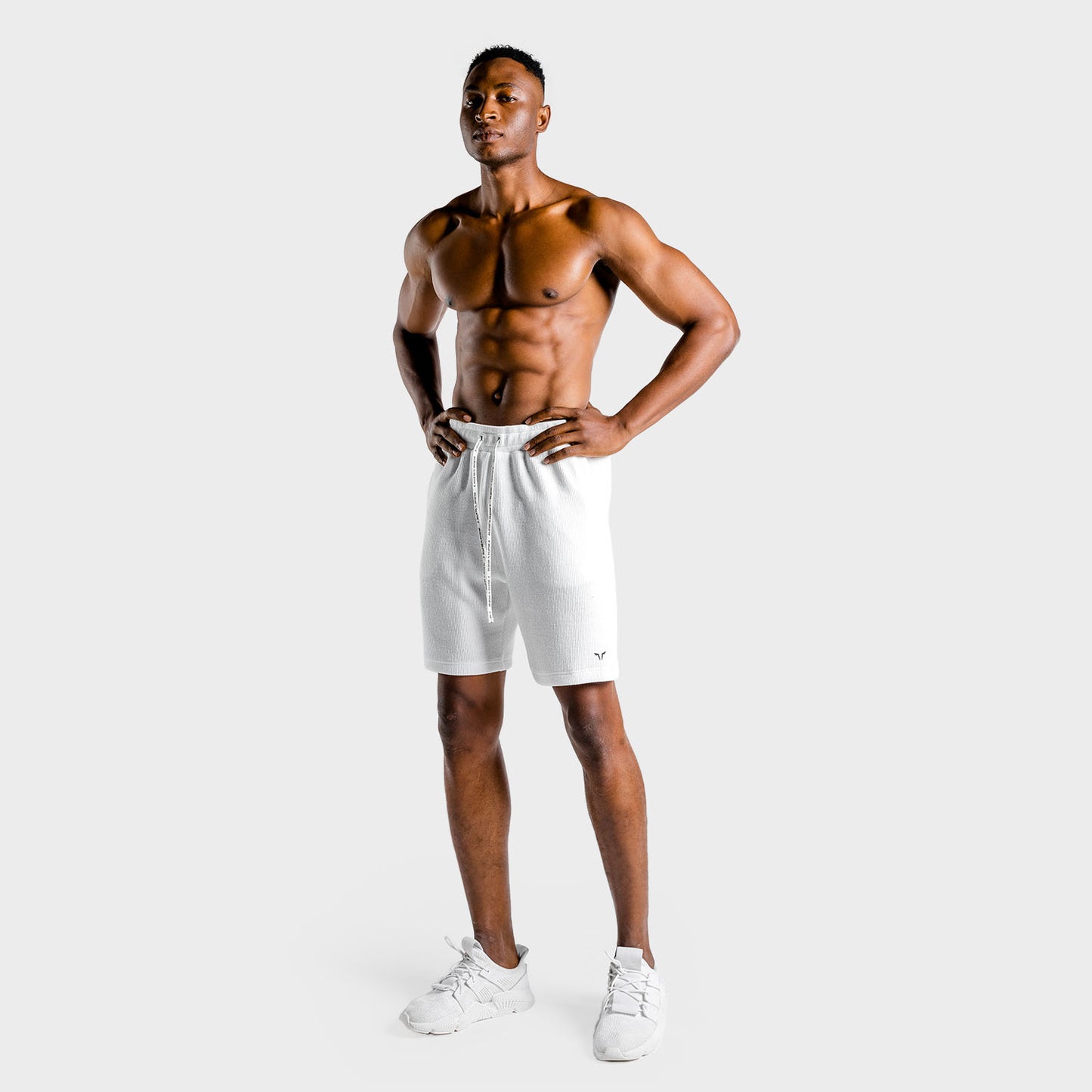 squatwolf-workout-short-for-men-luxe-shorts-white-gym-wear