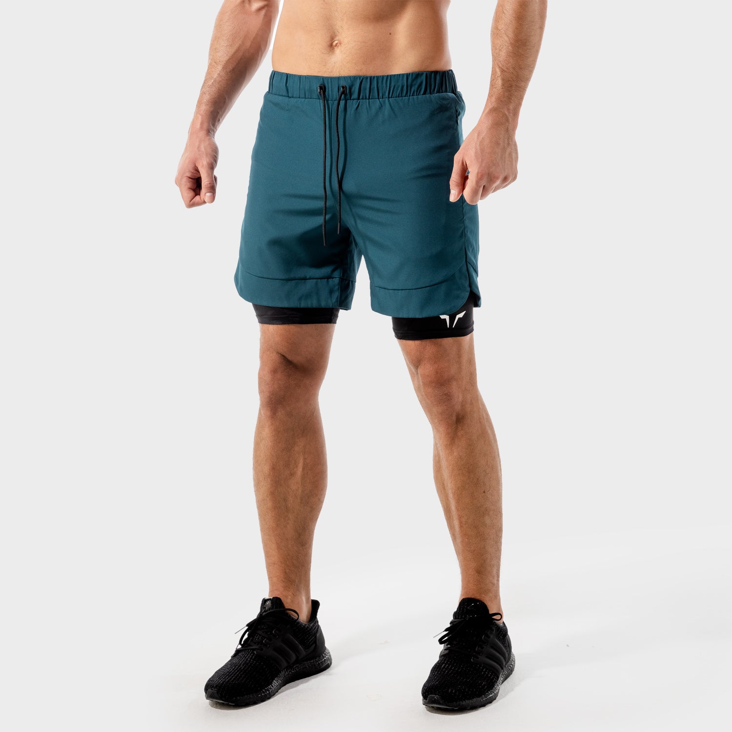 DZ, Limitless 2-in-1 Shorts - Light Grey, Gym Shorts Men