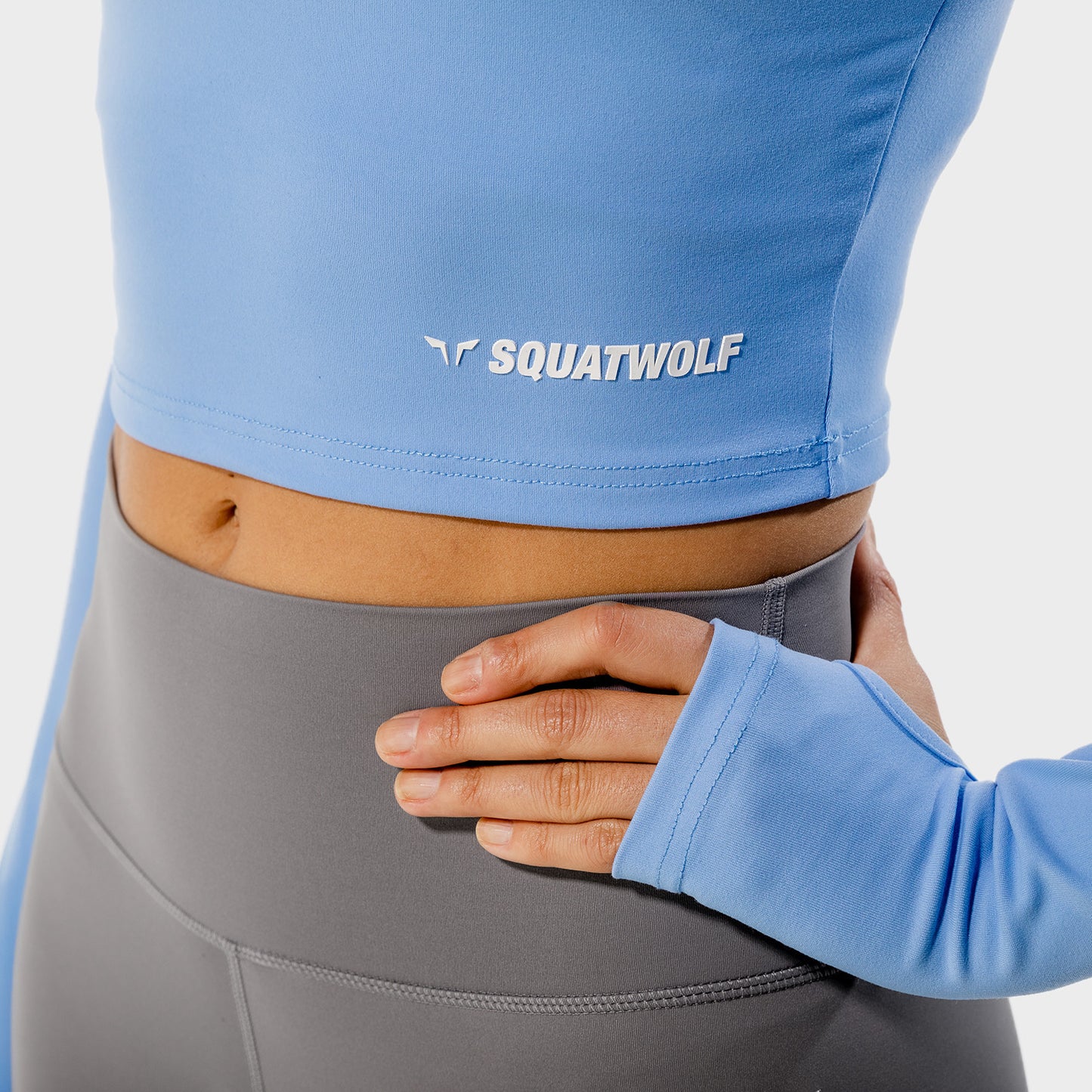 squatwolf-gym-t-shirts-for-women-warrior-crop-tee-baby-blue-workout-clothes