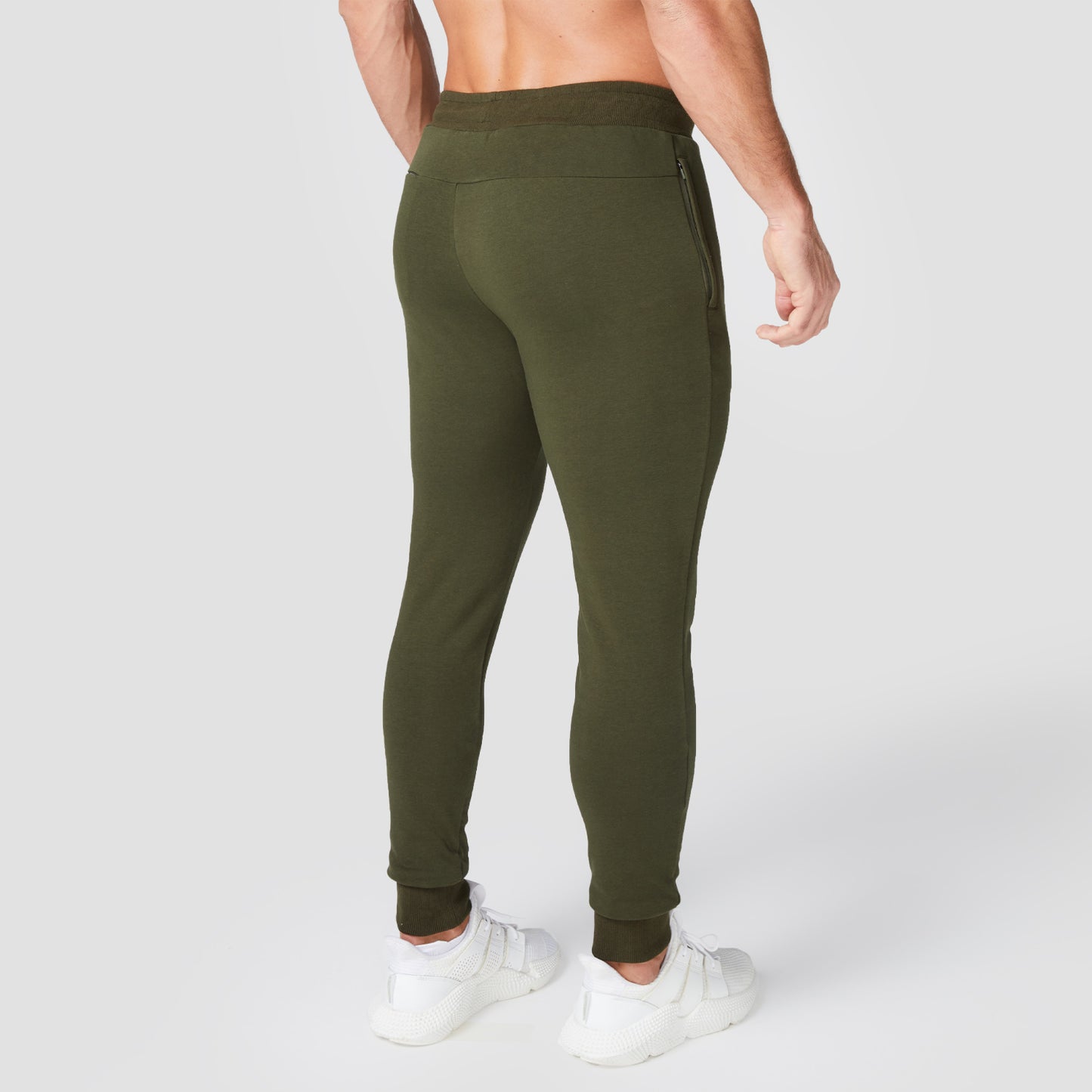 squatwolf-gym-wear-core-cuffed-joggers-khaki-marl-workout-pants-for-men