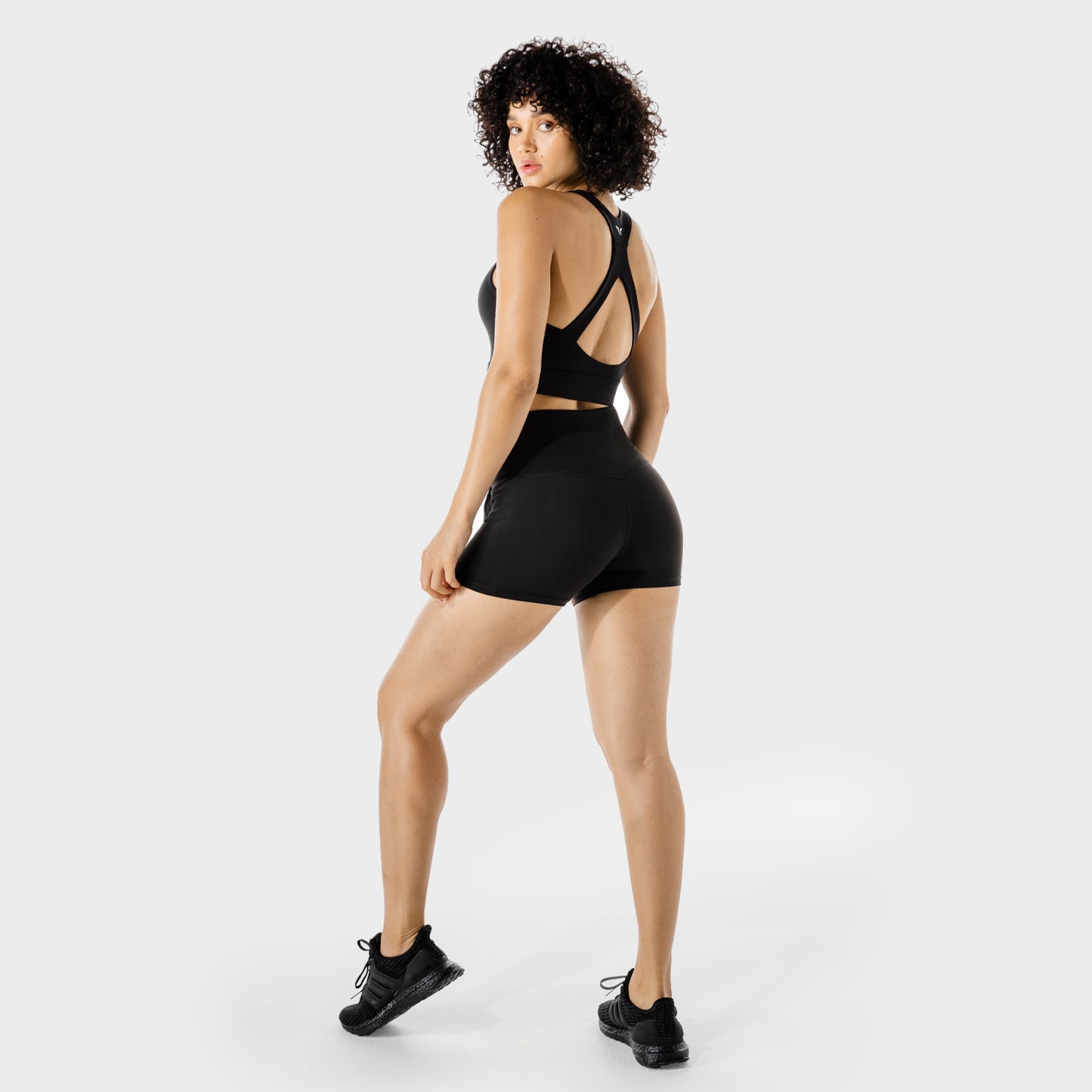 squatwolf-workout-clothes-womens-fitness-tie-shorts-black-gym-shorts