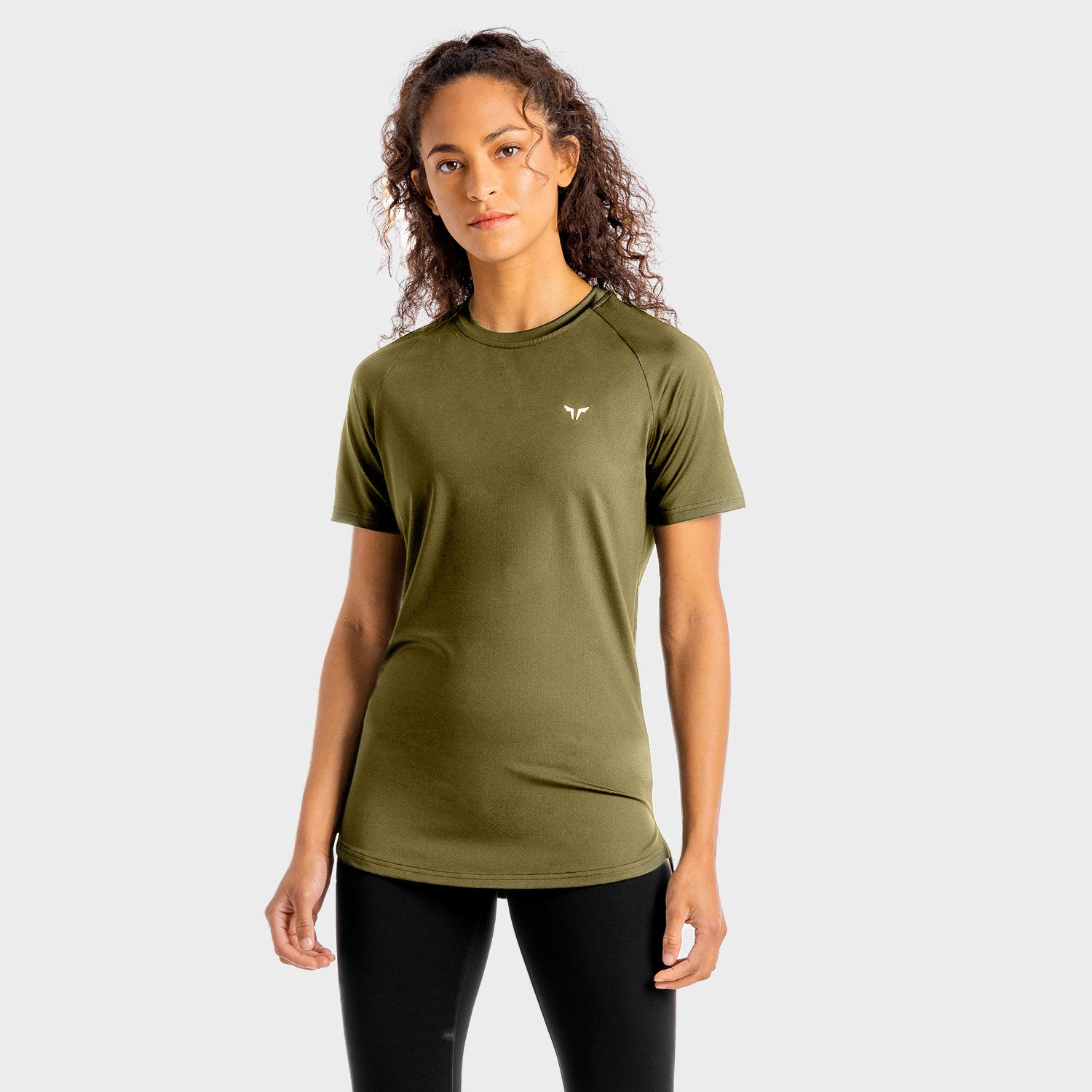 squatwolf-workout-clothes-core-mesh-tee-khaki-women-gym-t-shirts-for-women