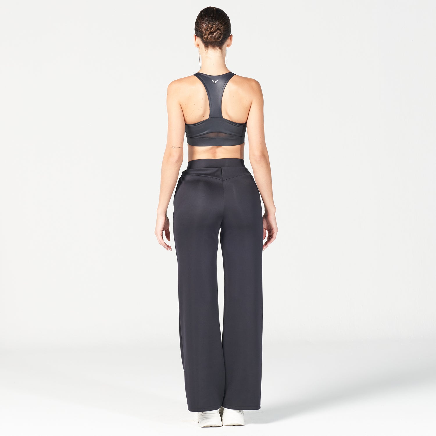 SHEIN EZwear Solid Knotted Wide Leg Pants | SHEIN USA