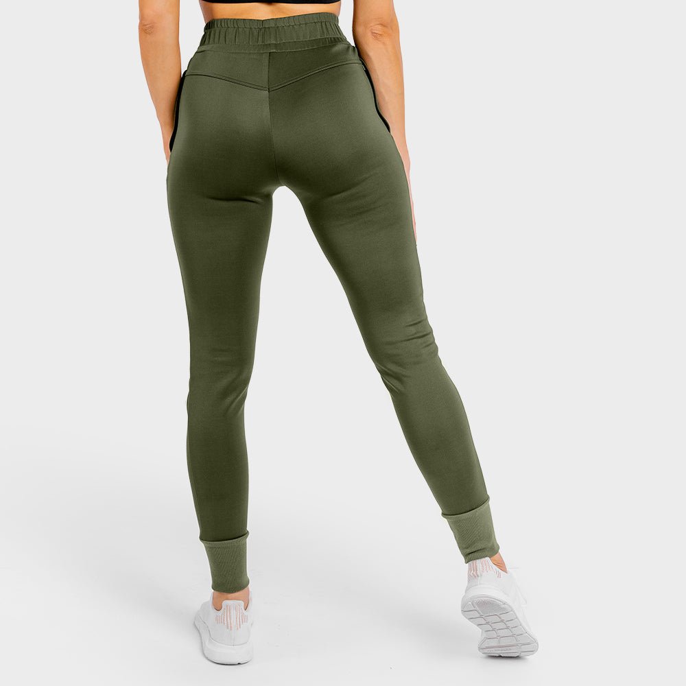 squatwolf-gym-pants-for-women-she-wolf-do-knot-joggers-olive-workout-clothes