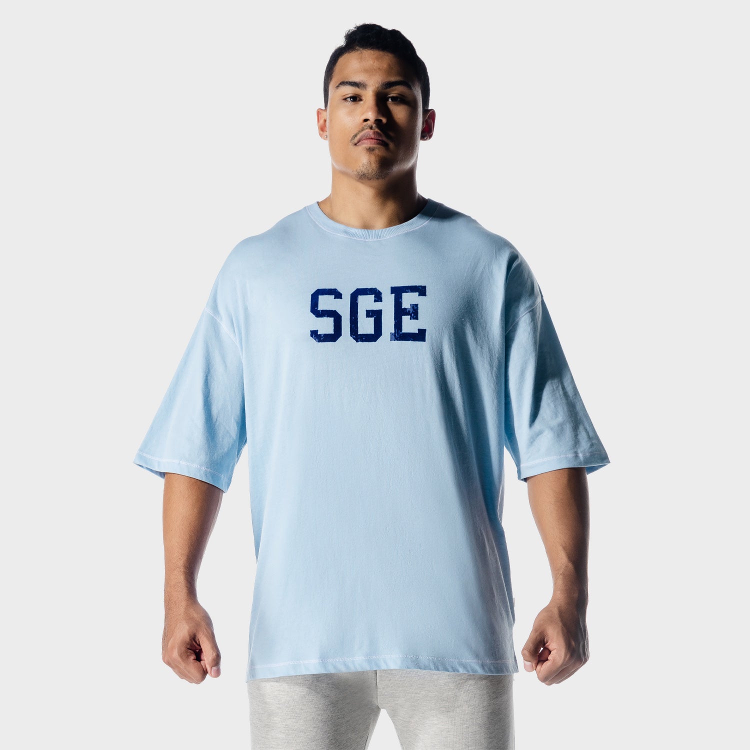 squatwolf-gym-shirts-golden-era-oversized-t-shirt-bluebell-workout-clothes-for-men