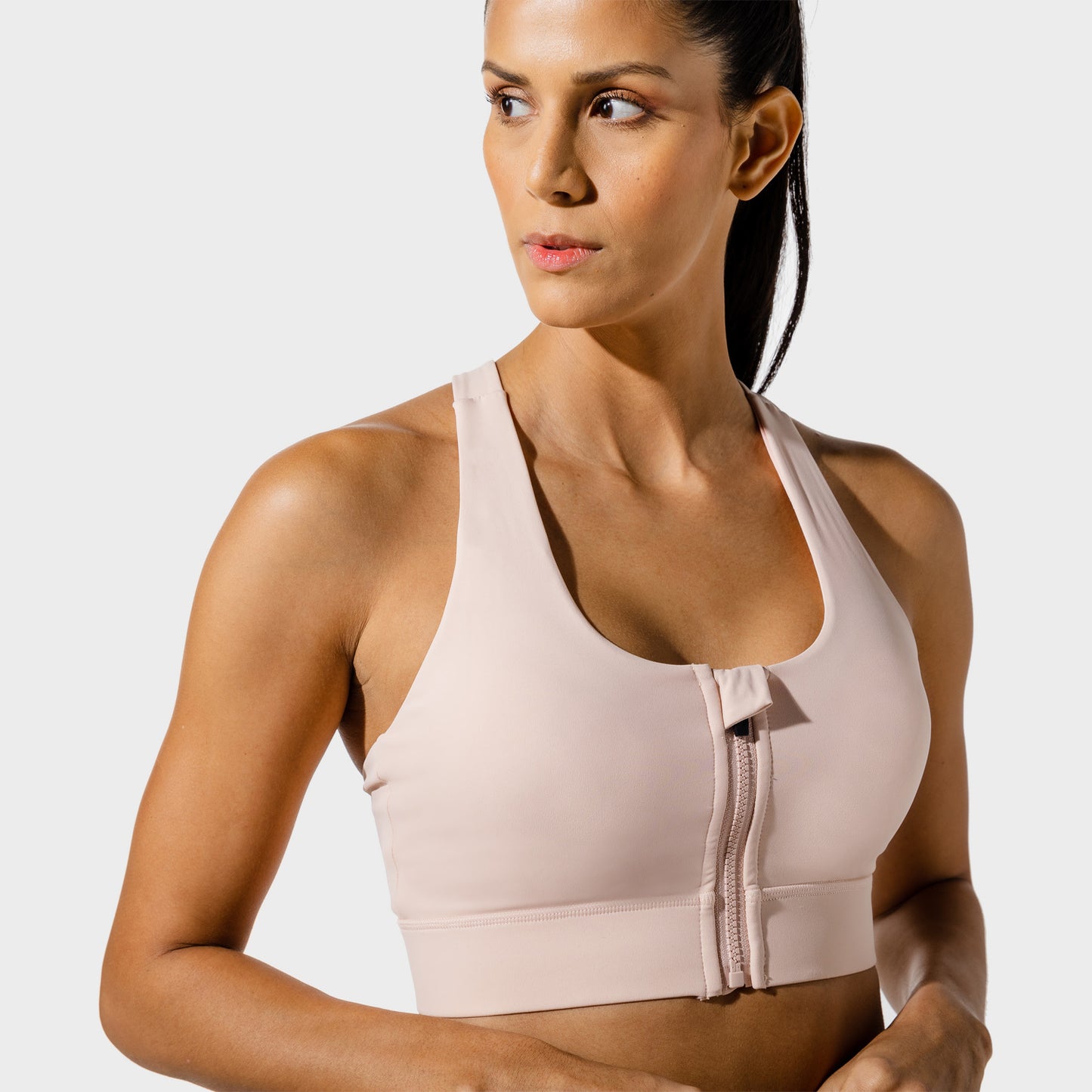 squatwolf-workout-clothes-womens-fitness-zip-up-sports-bra-pink-bra-with-removable-padding