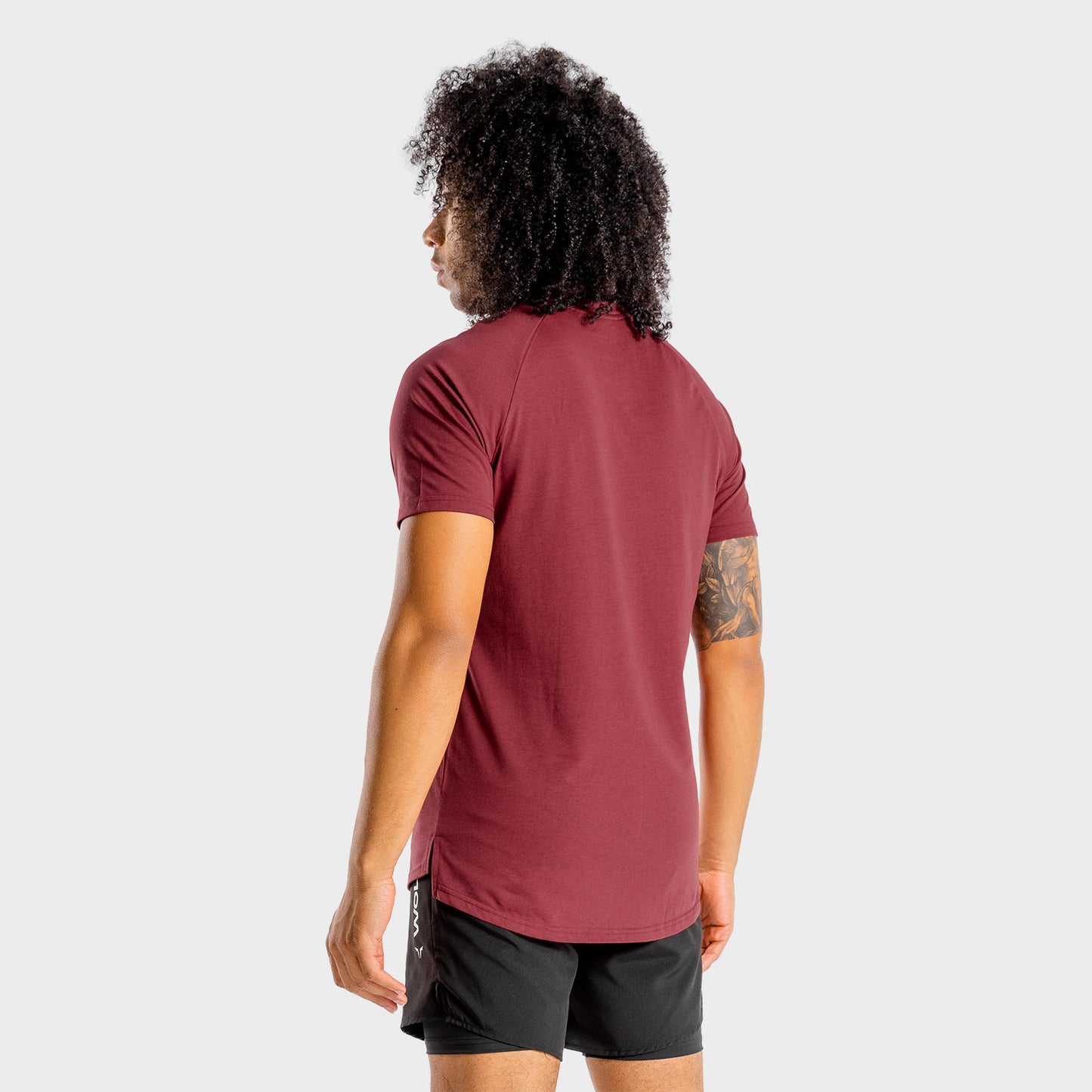 squatwolf-workout-shirts-for-men-primal-men-tee-red-gym-wear