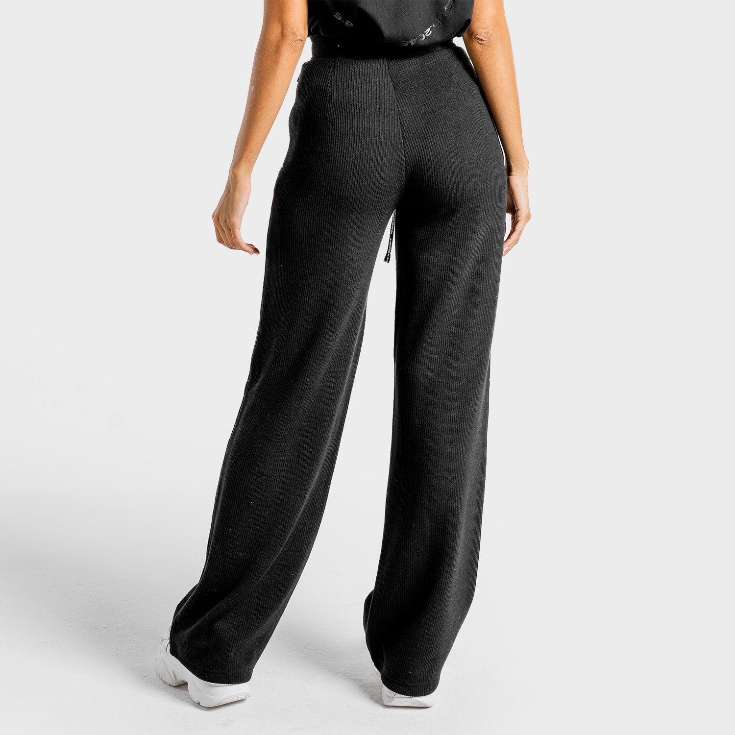 UKAP Women Yoga Pants Wide Leg Trousers High Waist Palazzo Pant Stretch  Sport Bottoms Black XL