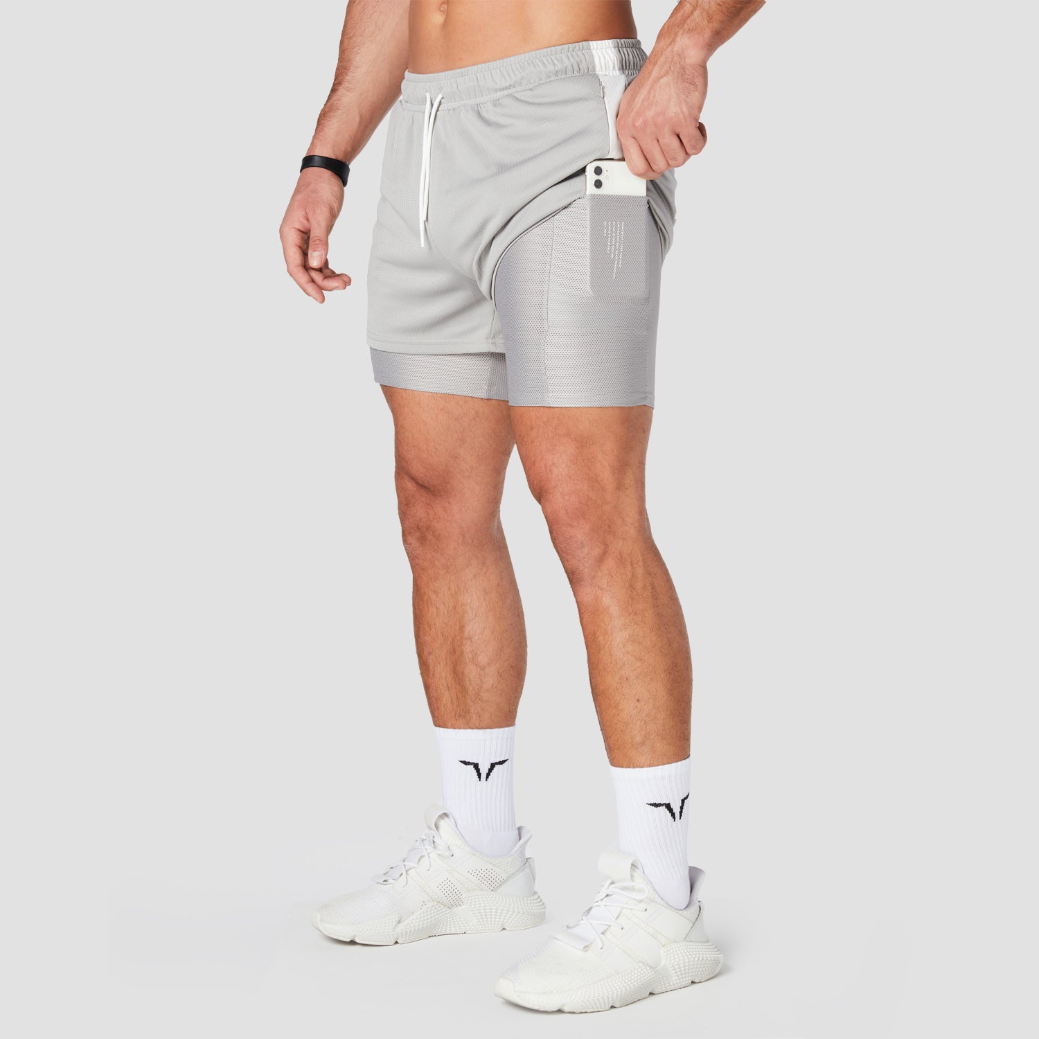 squatwolf-gym-wear-hybrid-performance-2-in-1-shorts-grey-workout-shorts-for-men