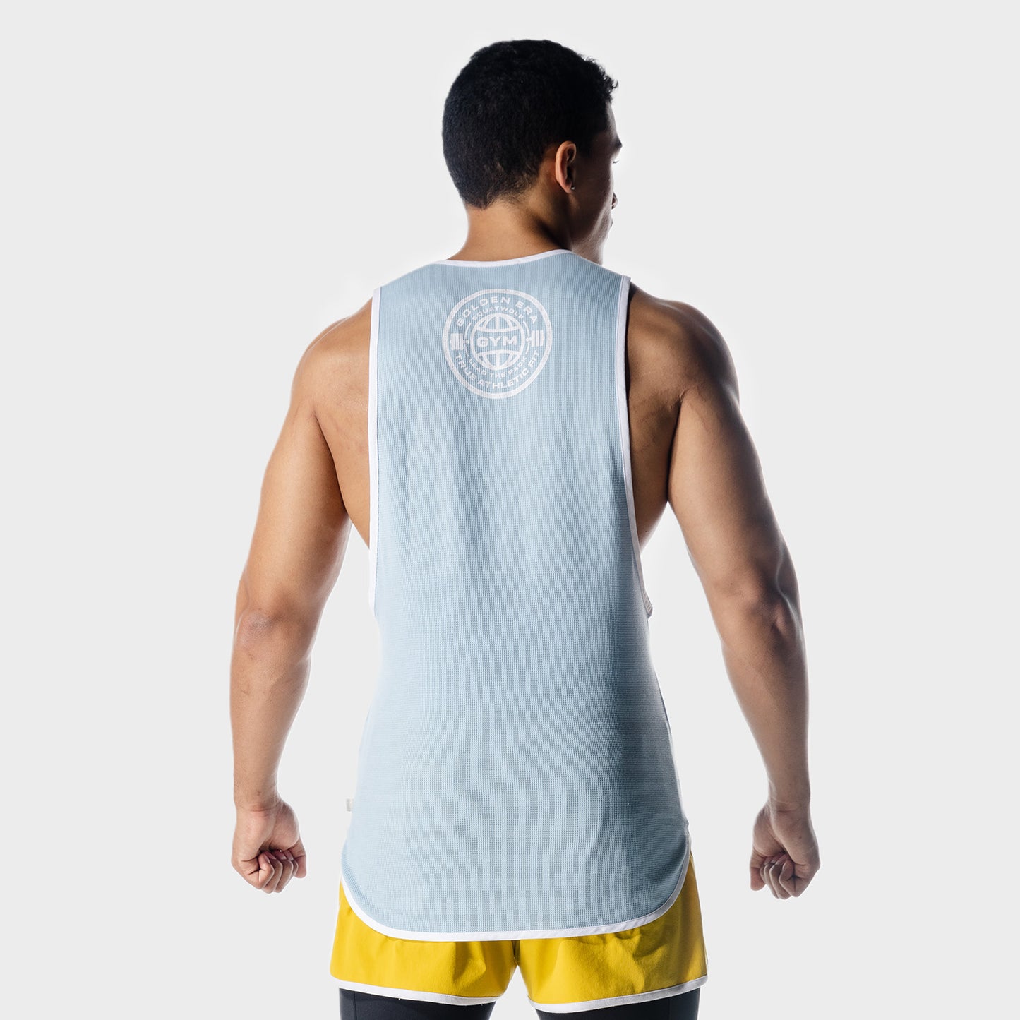 squatwolf-gym-wear-golden-era-waffle-tank-blue-workout-tank-tops-for-men