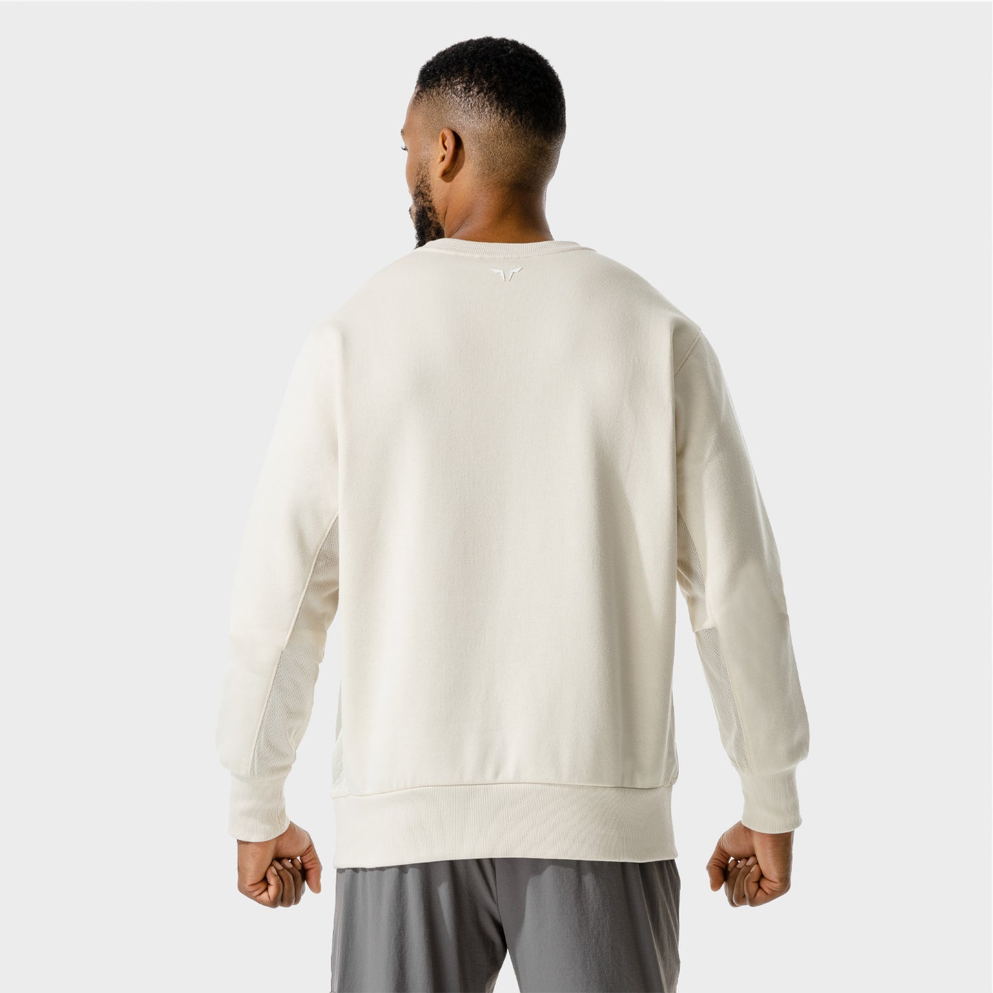 squatwolf-workout-sweatshirts-code-urban-sweatshirt-ecru-marl-gym-clothes-for-men