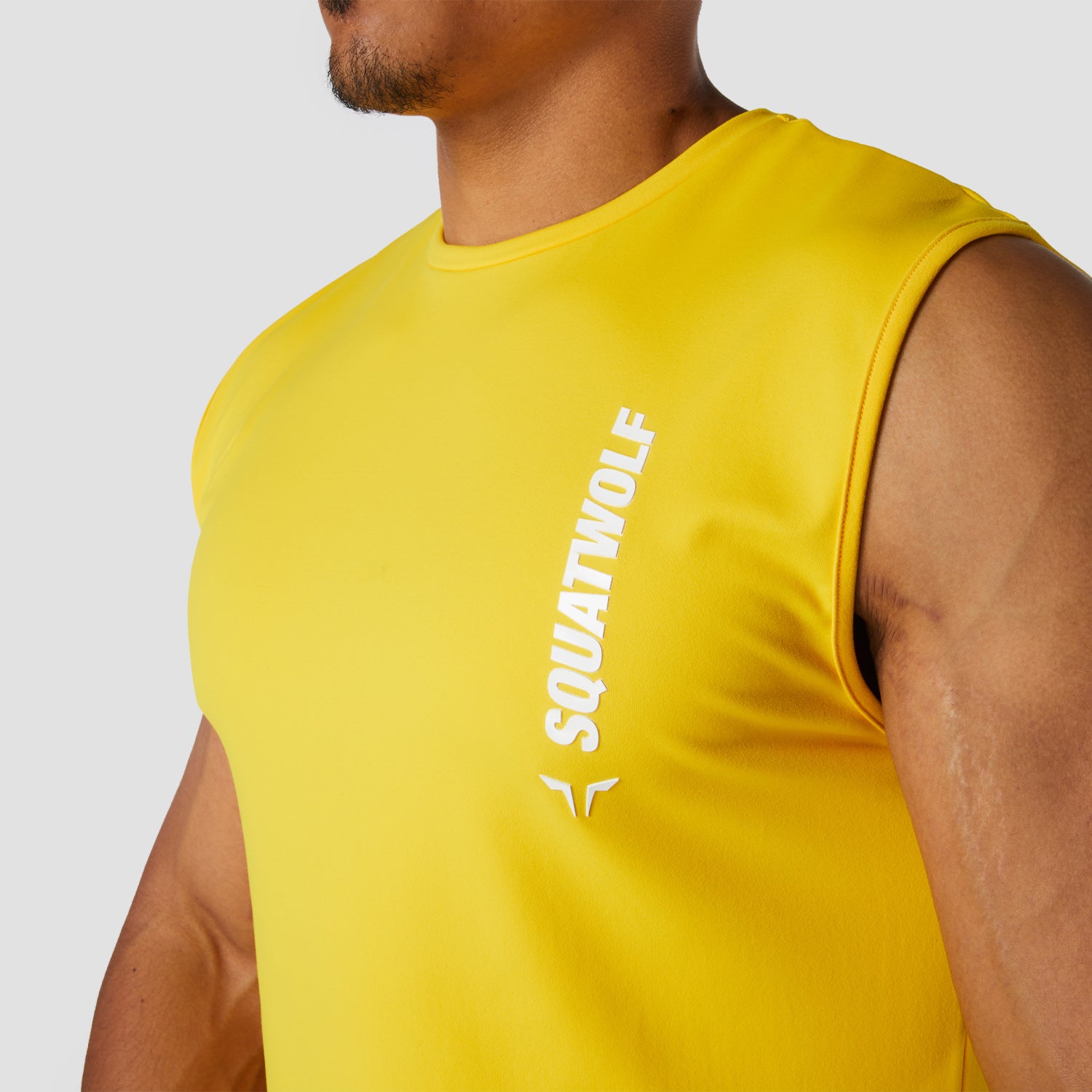 squatwolf-stringer-vests-for-men-warrior-tank-yellow-gym-wear