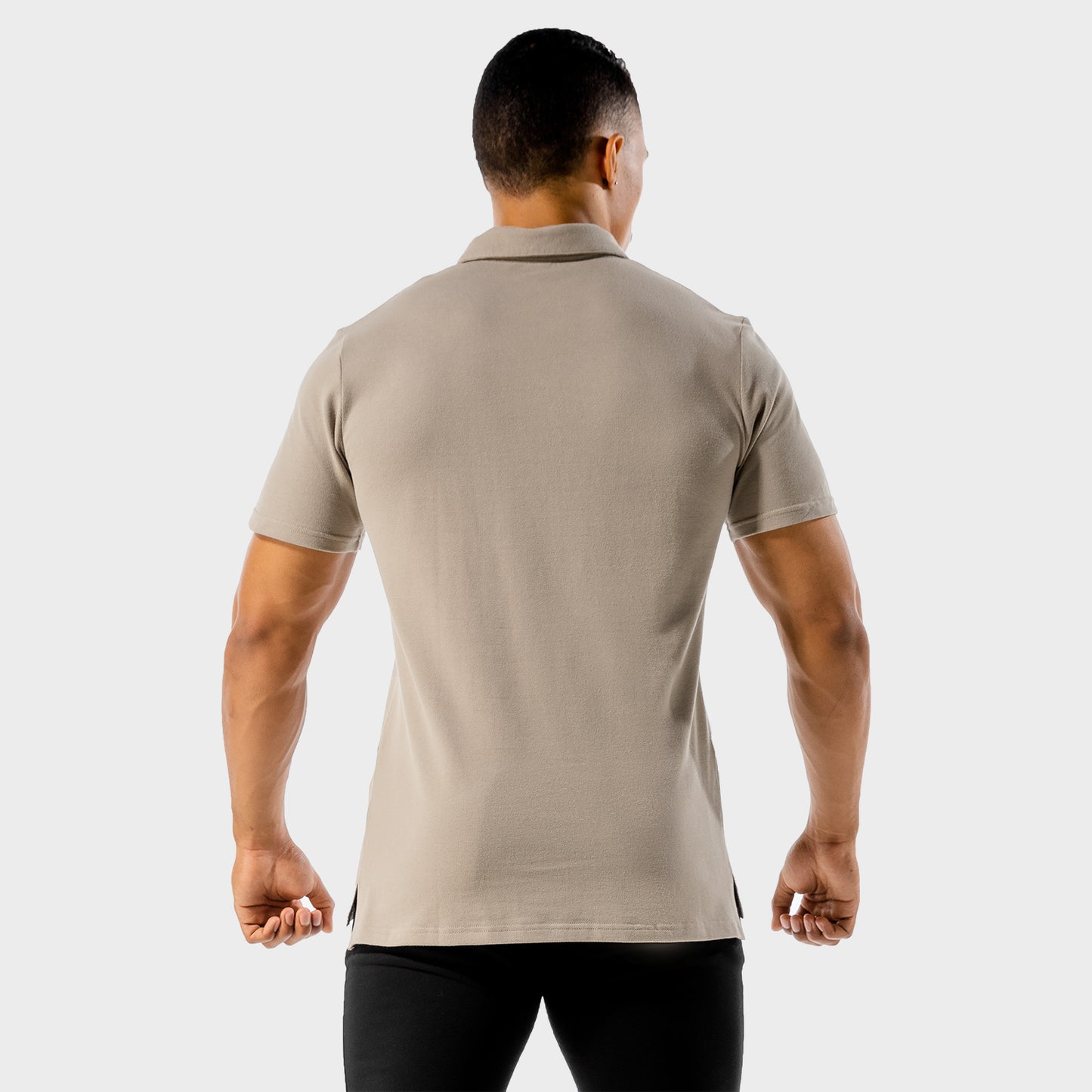 squatwolf-gym-wear-core-tee-polo-grey-workout-shirts-for-men
