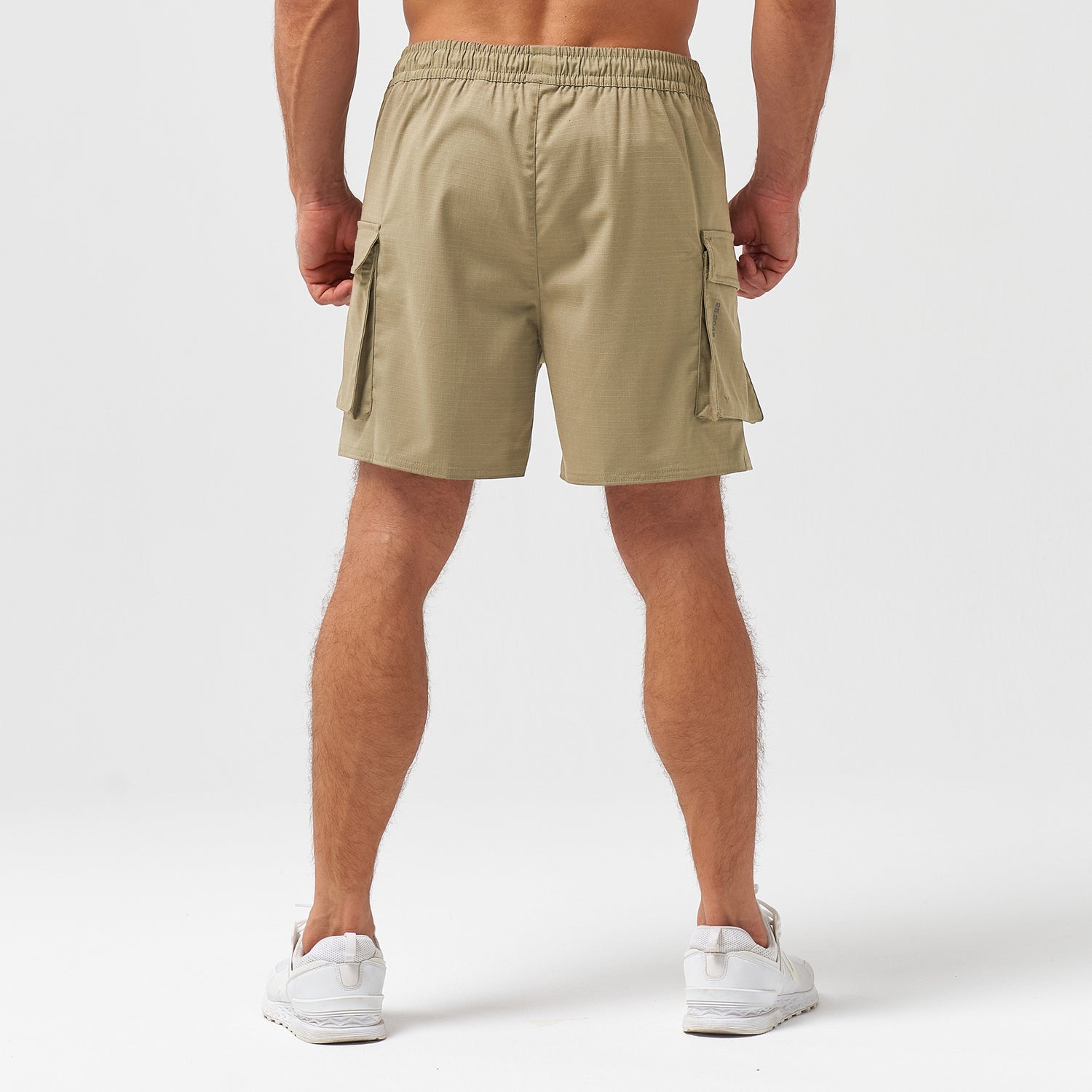 squatwolf-gym-wear-code-2-in-1-cargo-shorts-green-workout-shorts-for-men