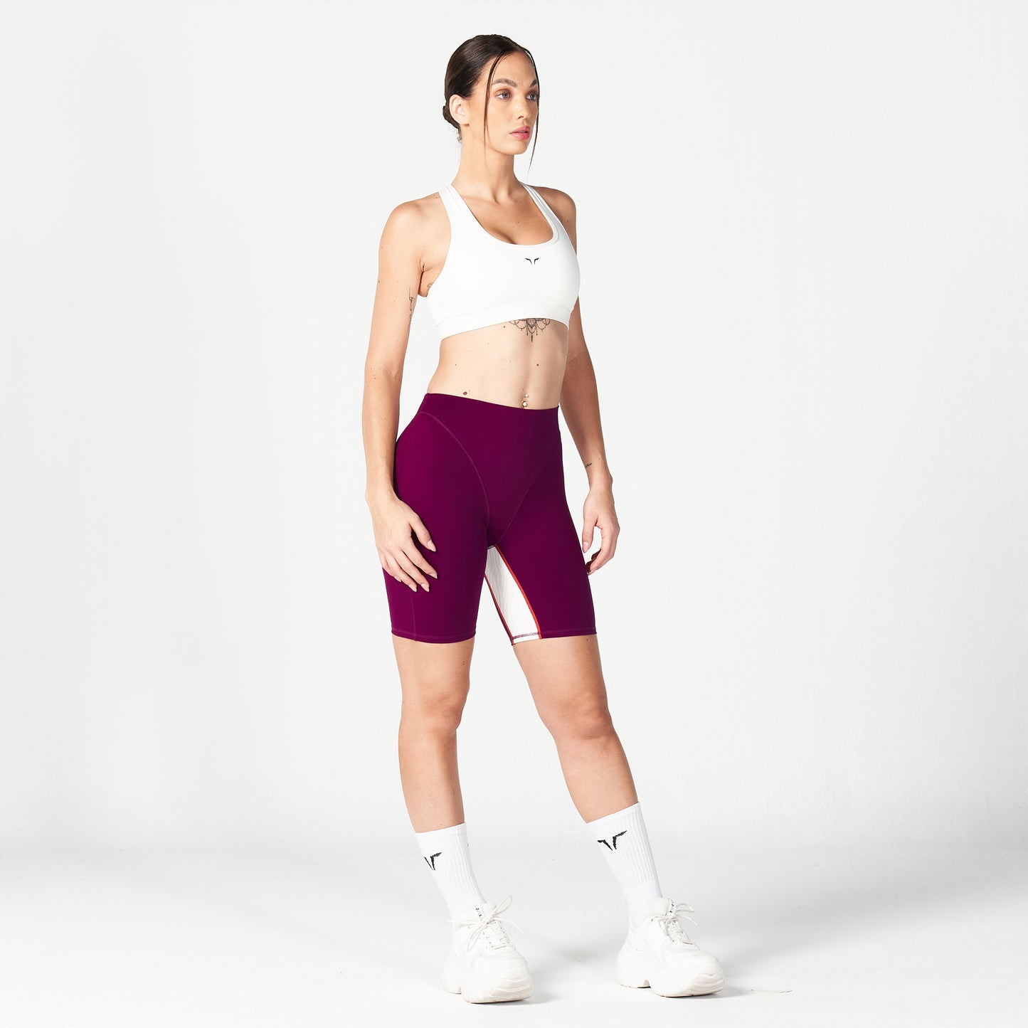 squatwolf-workout-clothes-core-v-biker-shorts-dark-purple-bike-shorts-women