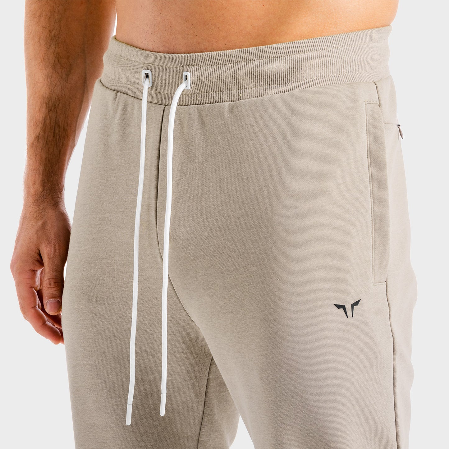 squatwolf-gym-wear-core-cuffed-joggers-taupe-workout-pants-for-men