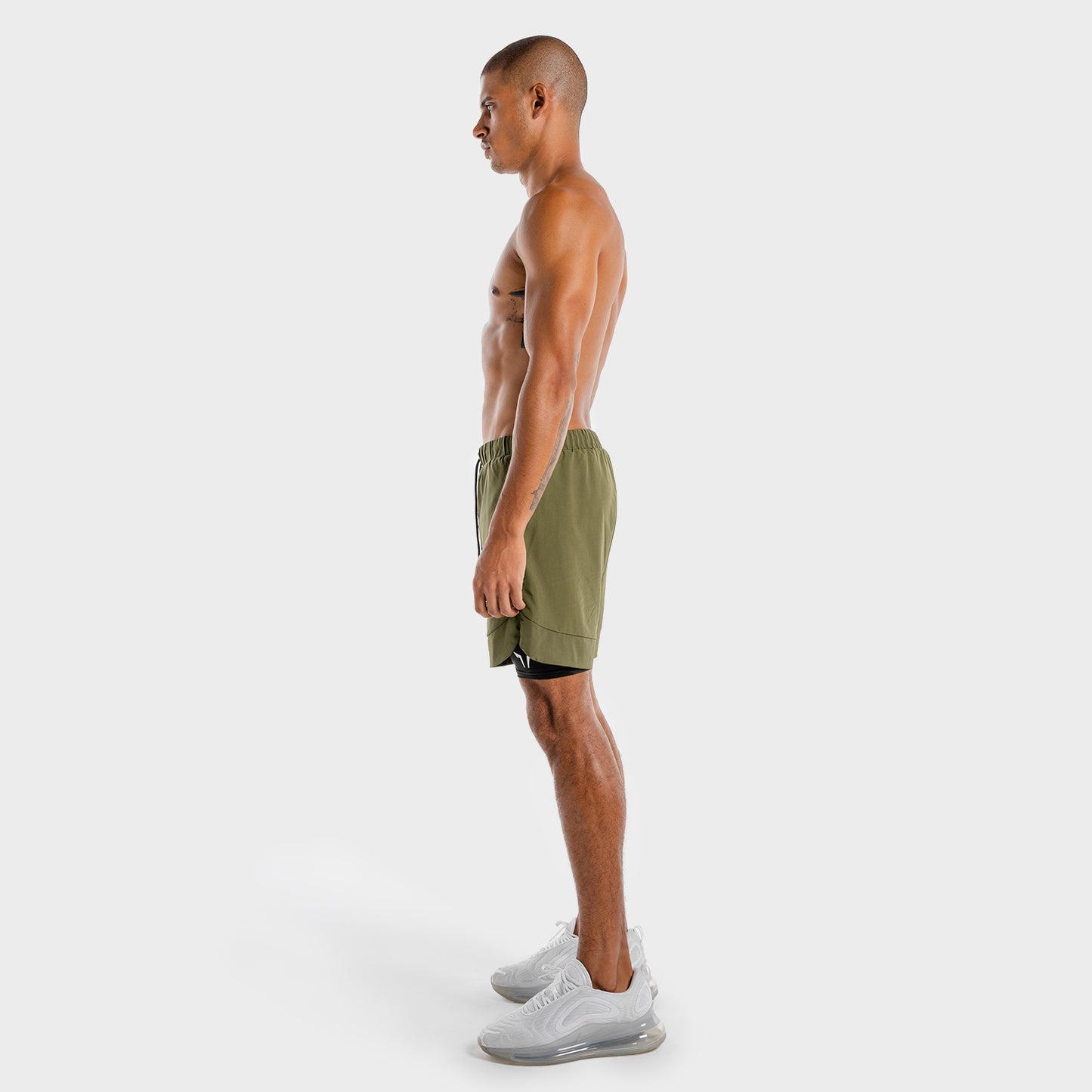 squatwolf-workout-short-for-men-limitless-2-in-1-shorts-khaki-black-gym-wear