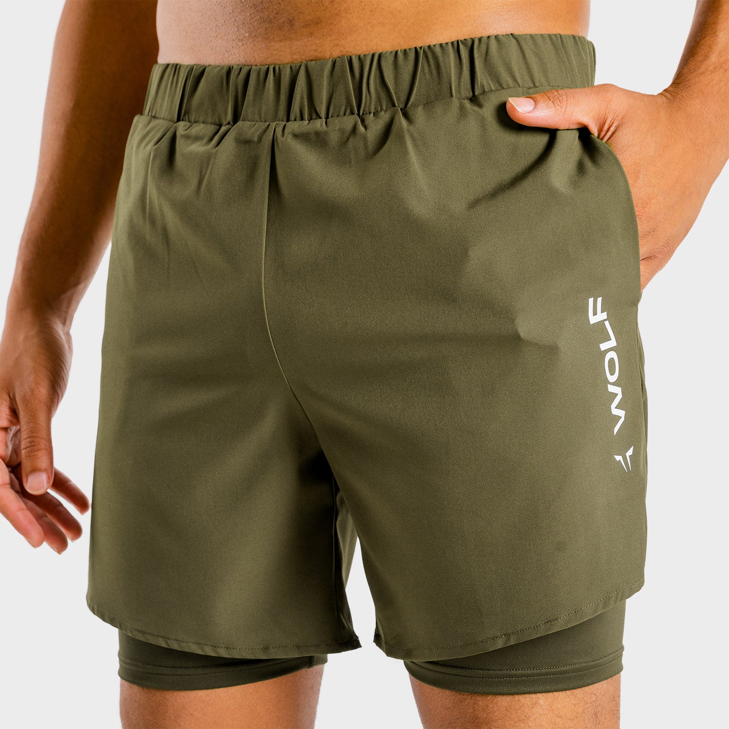 squatwolf-gym-wear-primal-shorts-2-in-1-khaki-workout-shorts-for-men