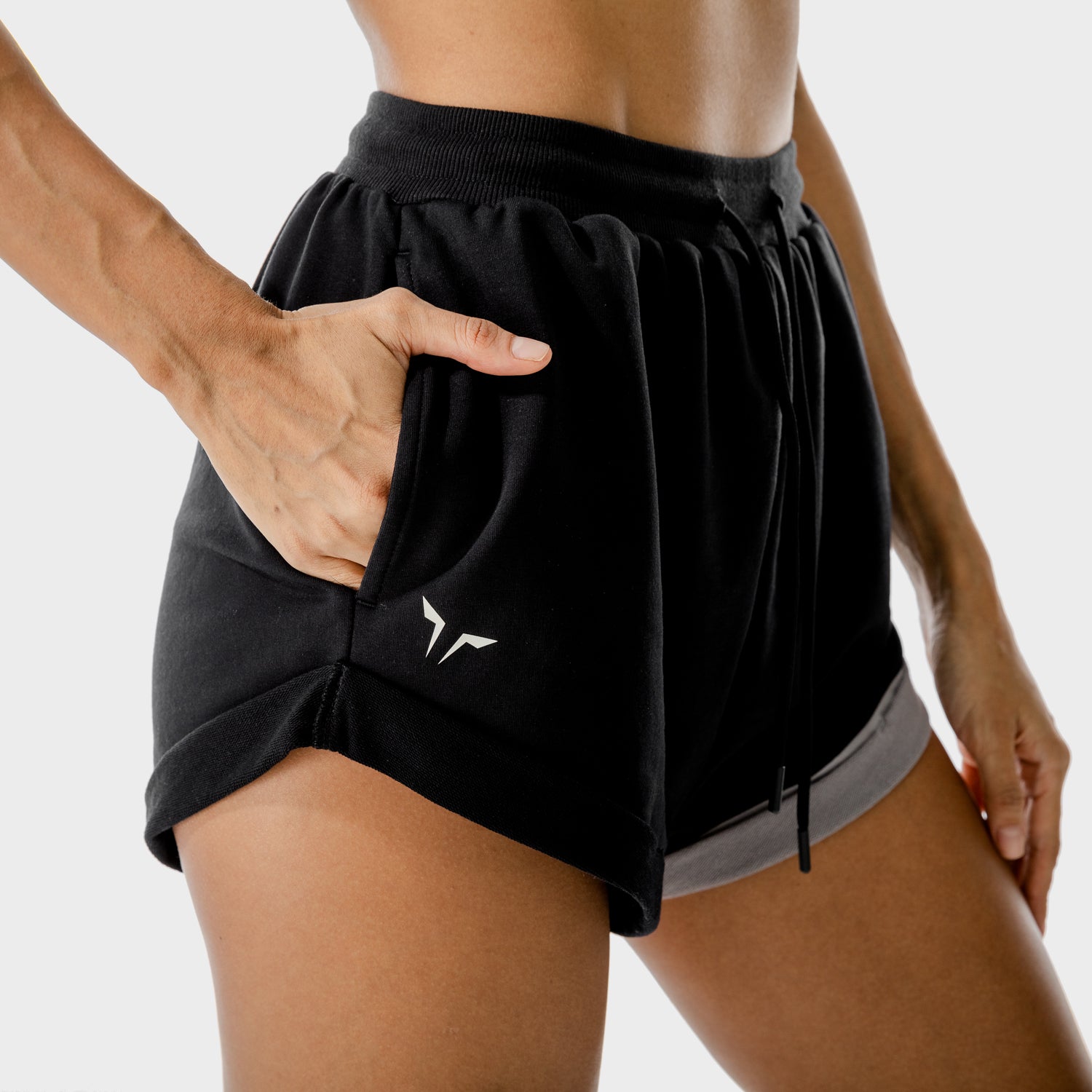 AE, LAB Shorts - Black, Workout Shorts Women