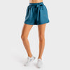 squatwolf-workout-clothes-do-knot-shorts-blue-gym-shorts-for-women