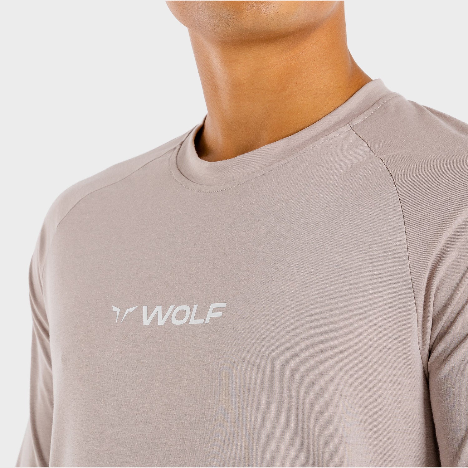 squatwolf-workout-shirts-for-men-primal-long-sleeve-tee-greige-gym-wear