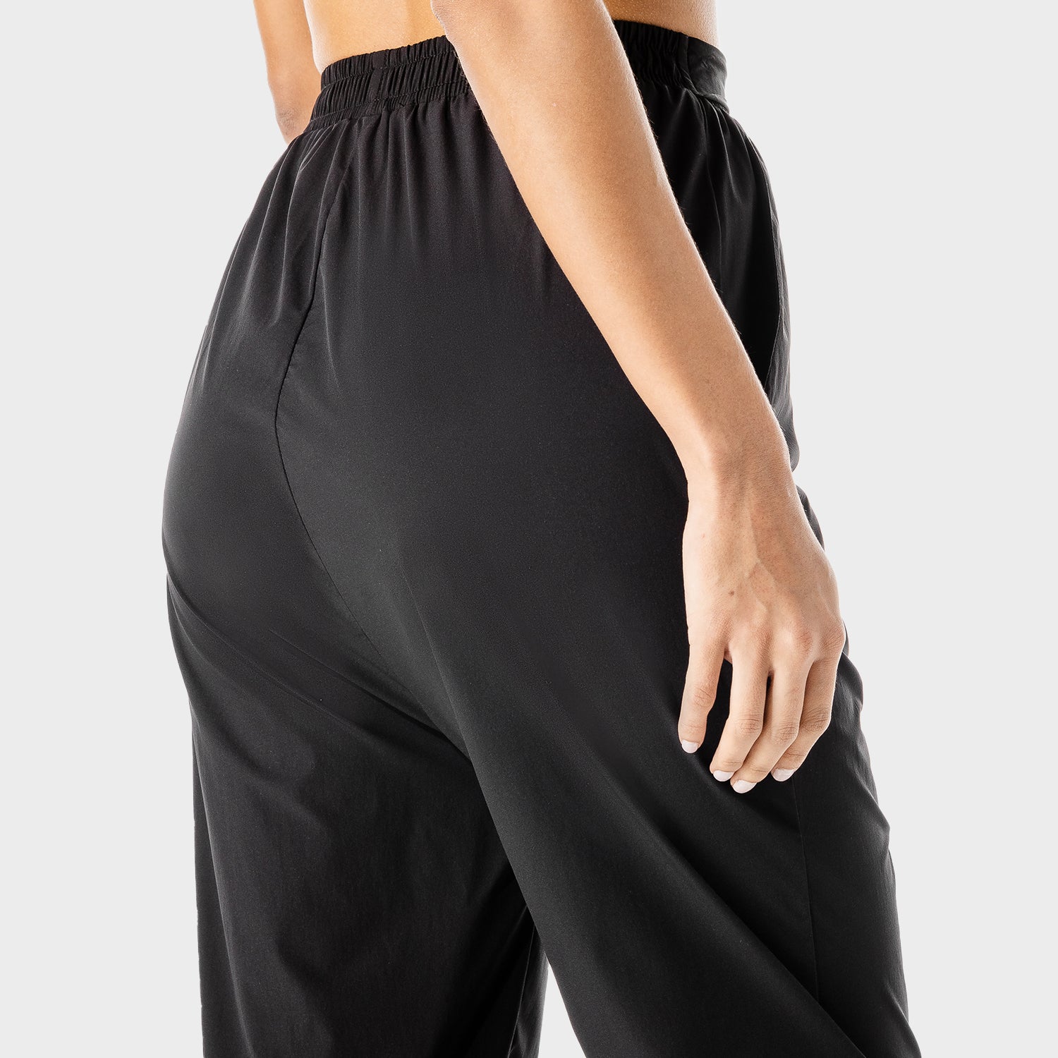 Hybrid Wide Leg Pants - Black, Workout Pants Women, SQUATWOLF