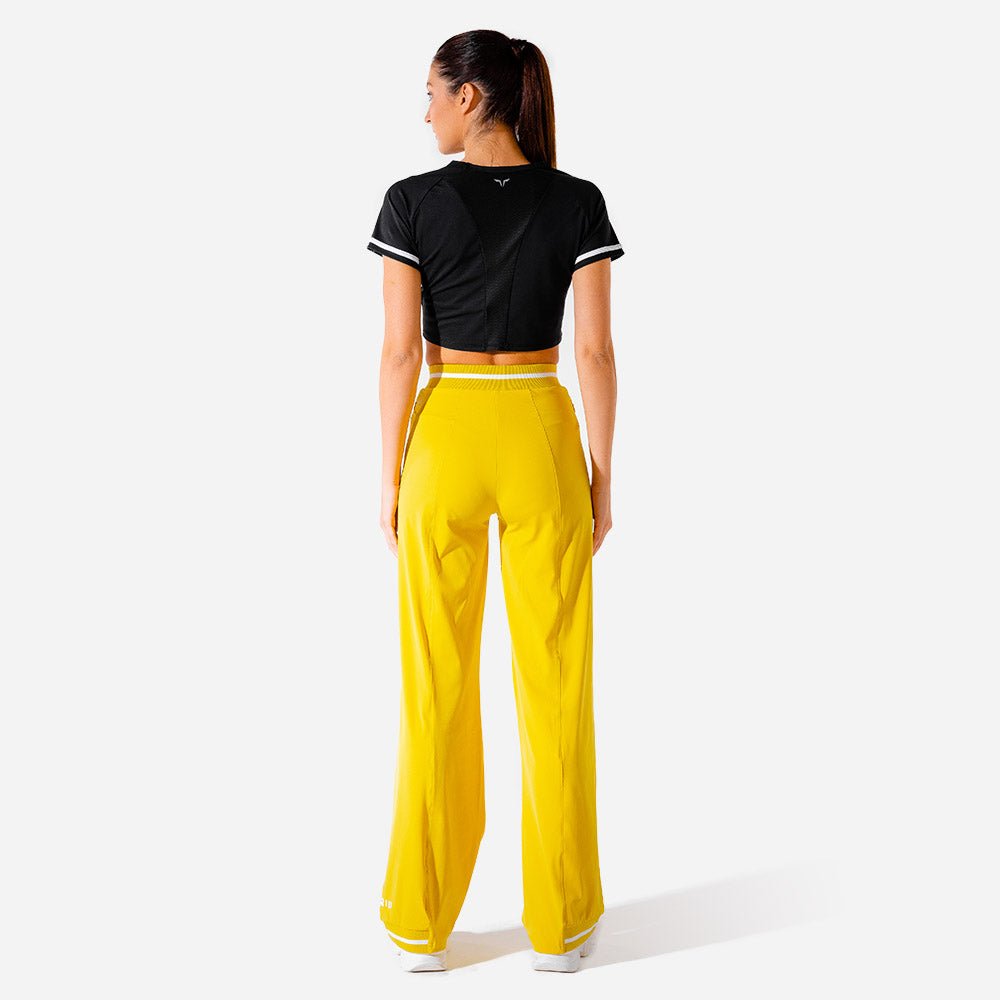 squatwolf-workout-clothes-hybrid-wide-leg-pants-yellow-gym-pants-for-women