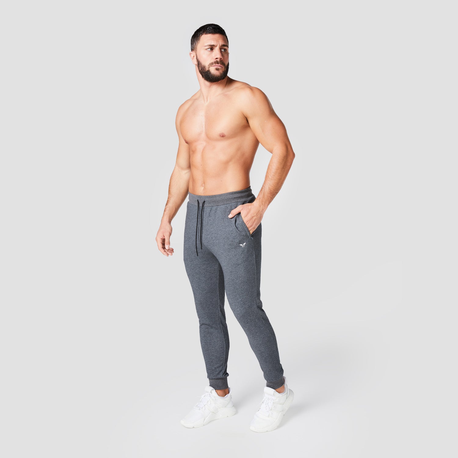 squatwolf-gym-wear-core-cuffed-joggers-charcoal-marl-workout-pants-for-men