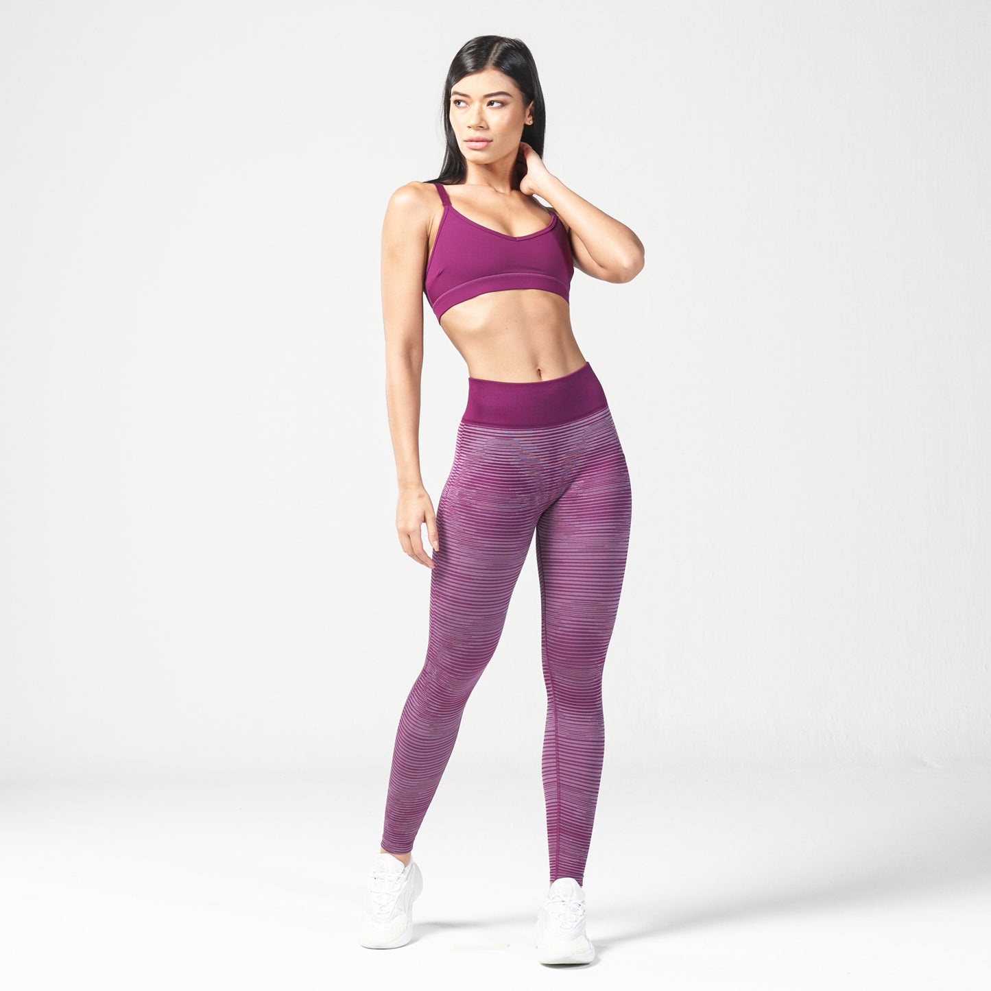 squatwolf-workout-clothes-infinity-stripe-seamless-leggings-dark-purple-leggings-for-women