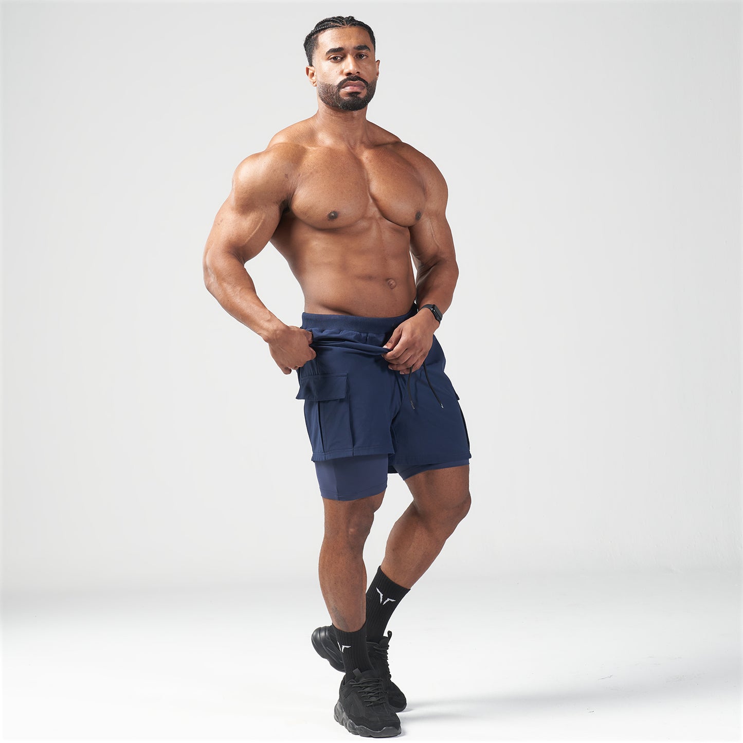 squatwolf-gym-wear-code-cargo-shorts-blue-iris-workout-short-for-men