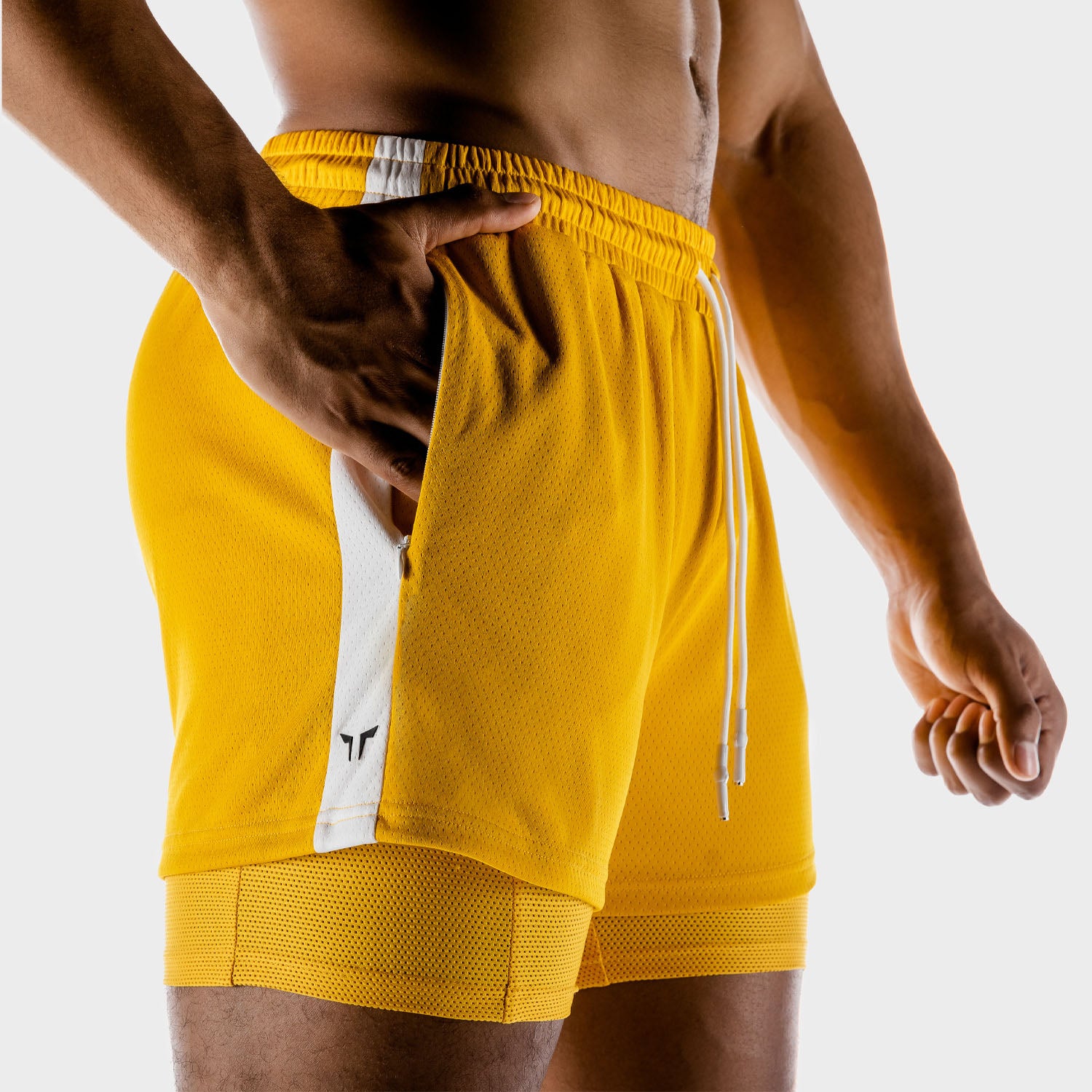 squatwolf-gym-wear-hybrid-performance-2-in-1-shorts-yellow-workout-shorts-for-men