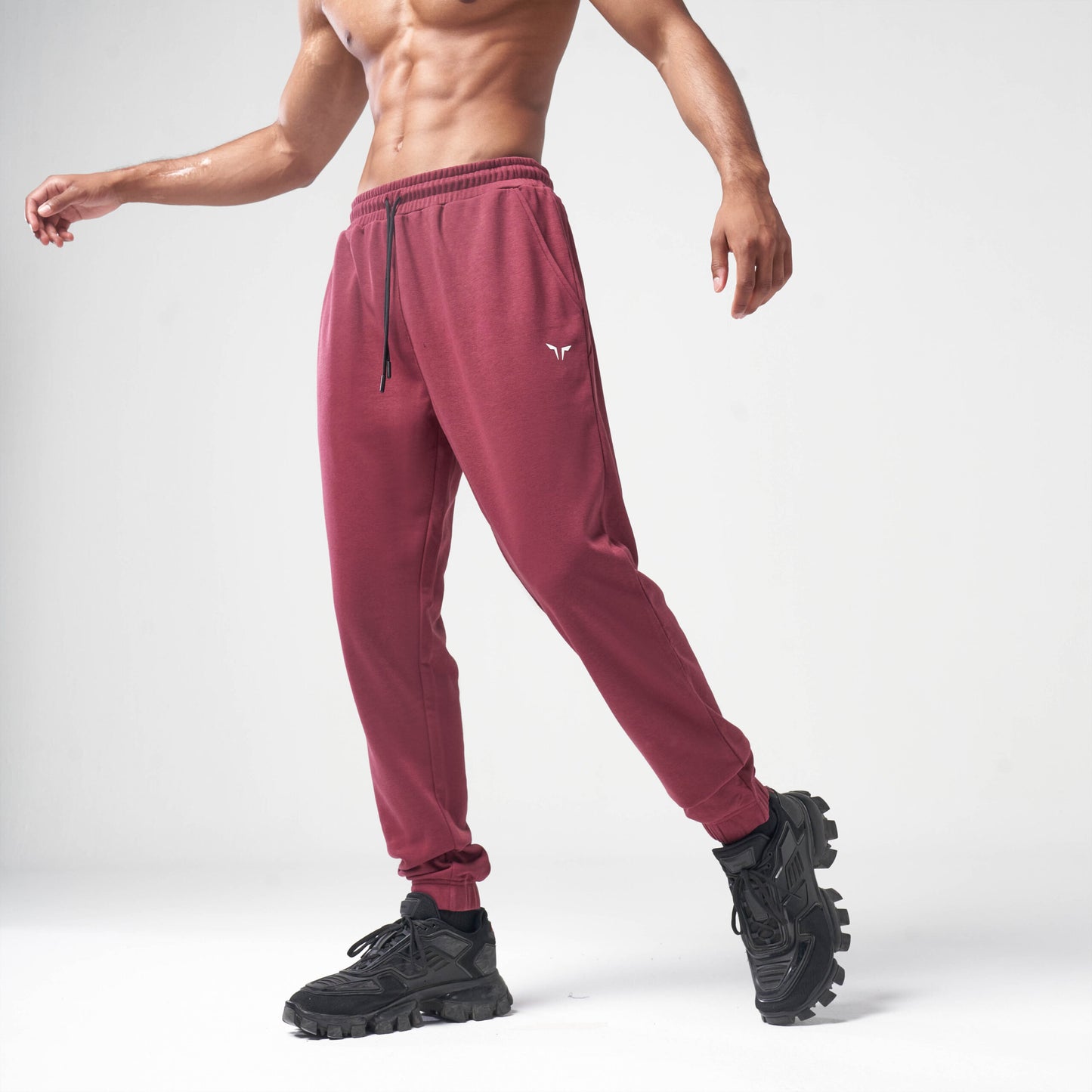 squatwolf-gym-wear-essential-jogger-pant-burgundy-workout-pant-for-men