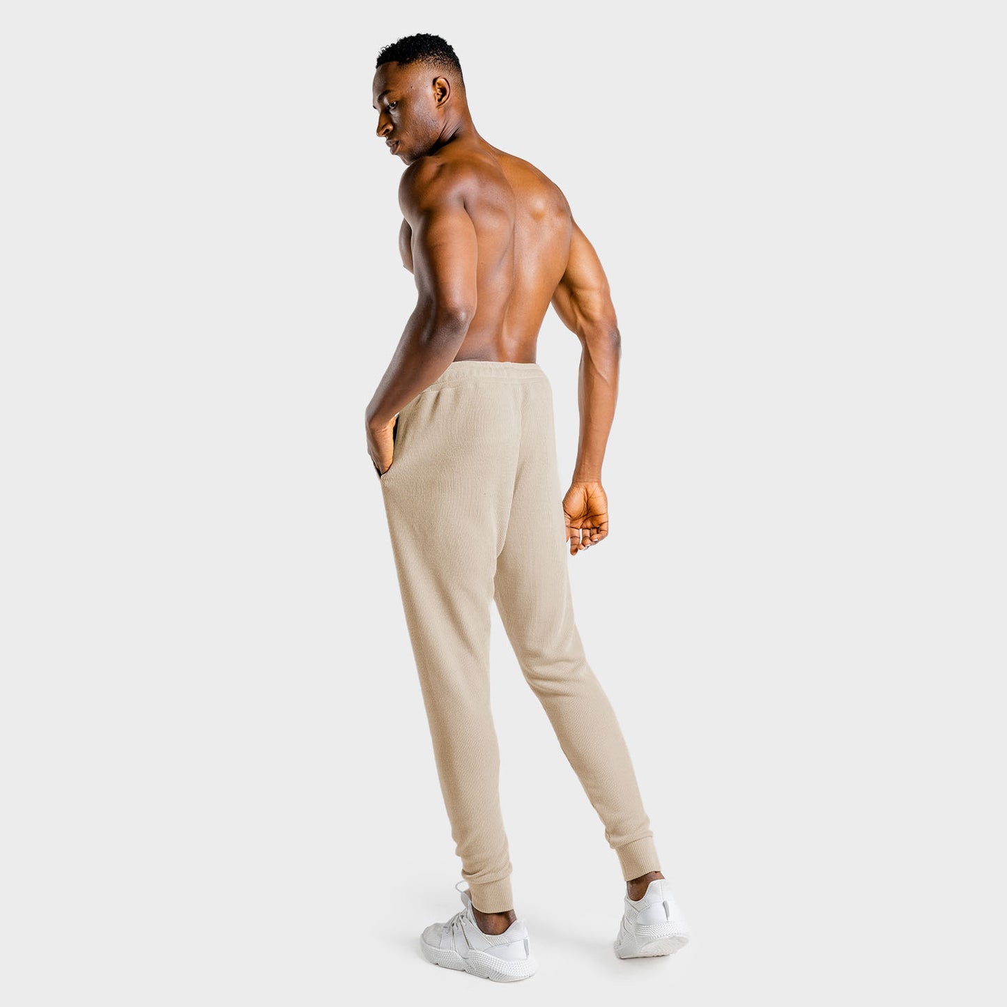 squatwolf-gym-wear-luxe-joggers-stone-workout-pants-for-men