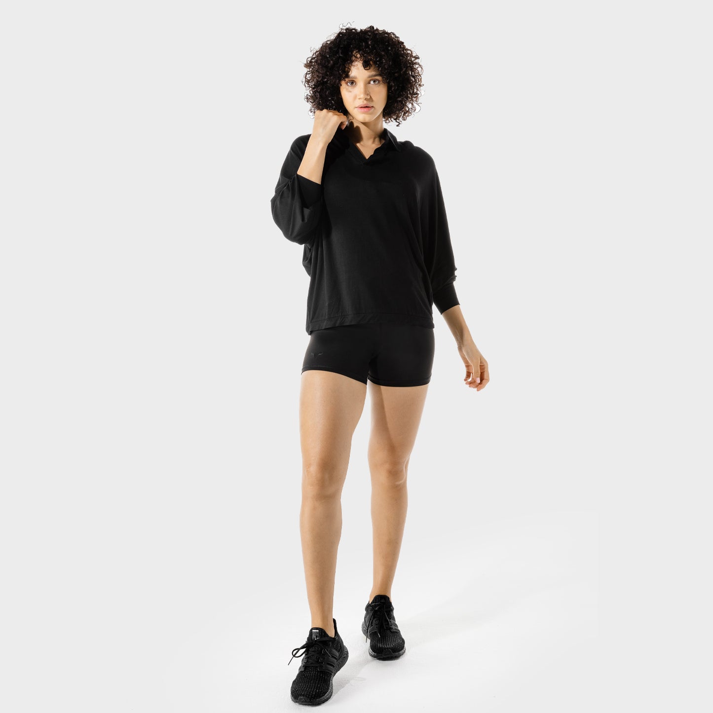 squatwolf-workout-clothes-womens-fitness-oversized-shirt-black-gym-t-shirts