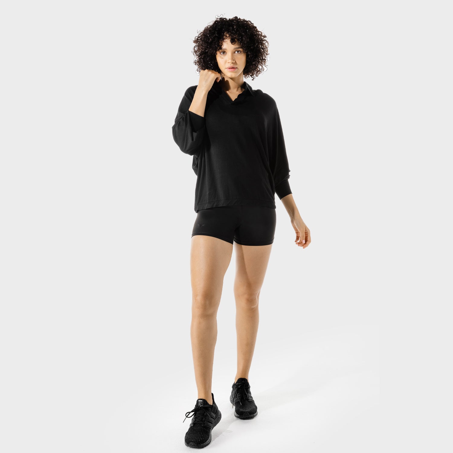 AE, Women's Fitness - Oversized Shirt - Black